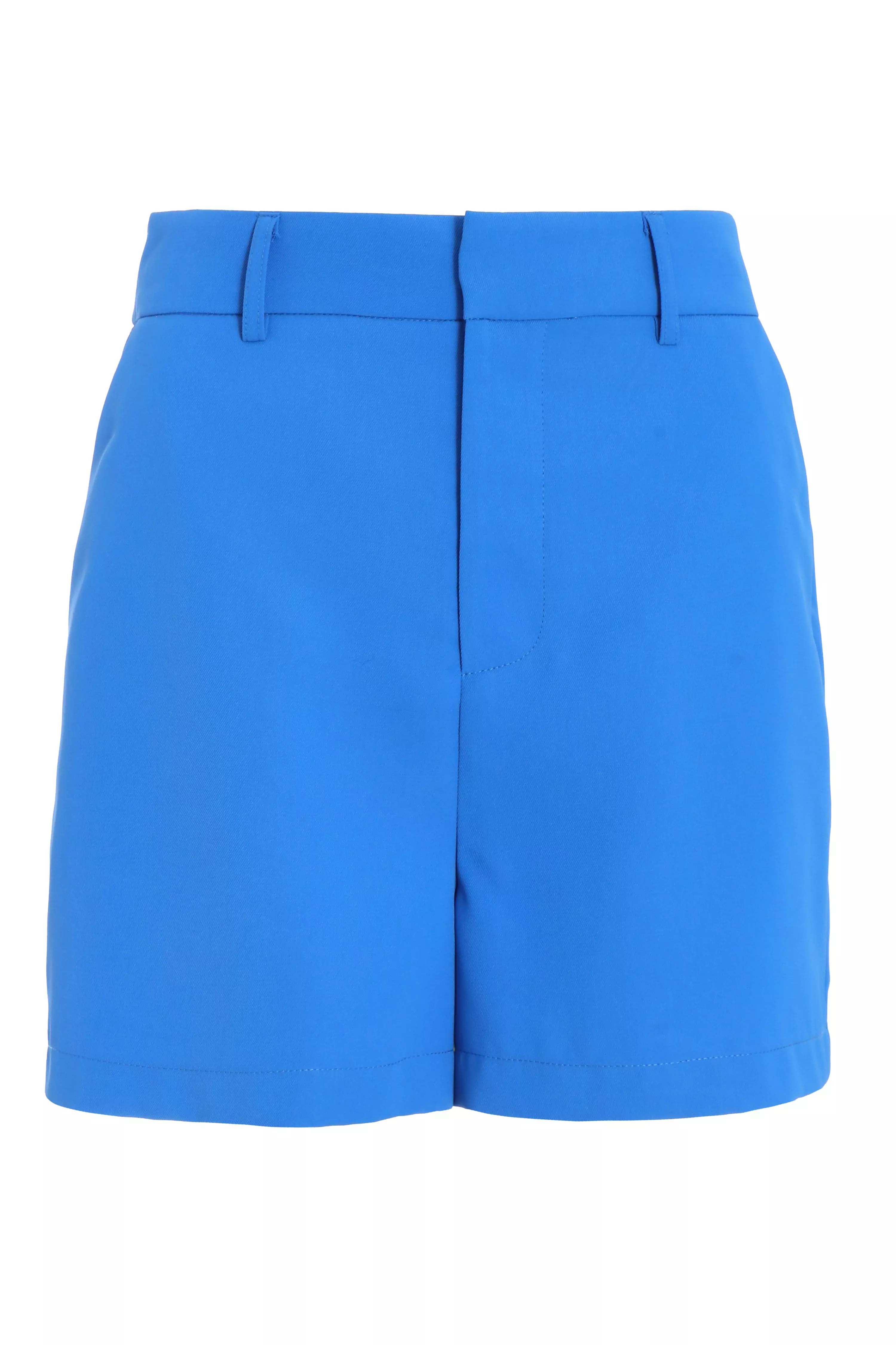 Blue Tailored Shorts