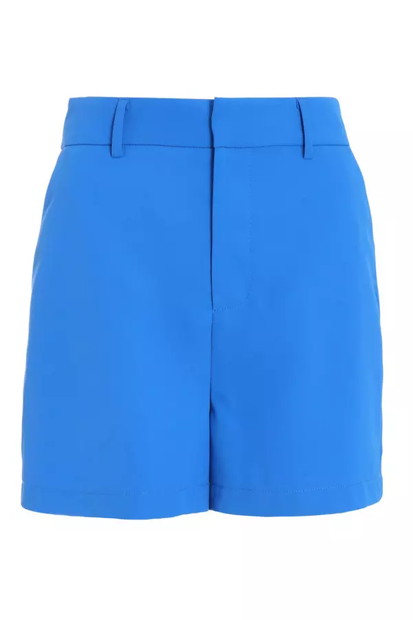 Blue Tailored Shorts