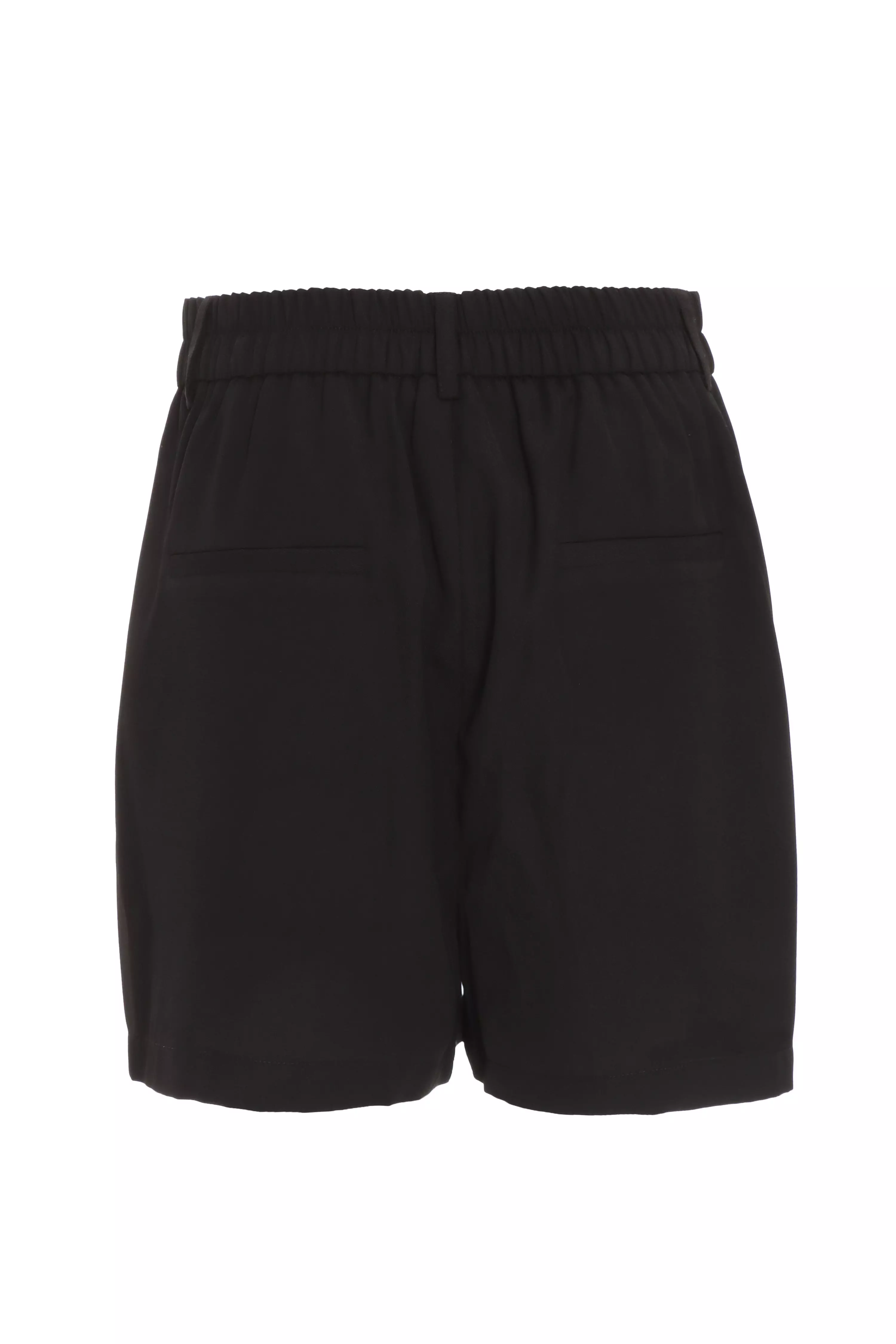 Black Woven Tailored Skort