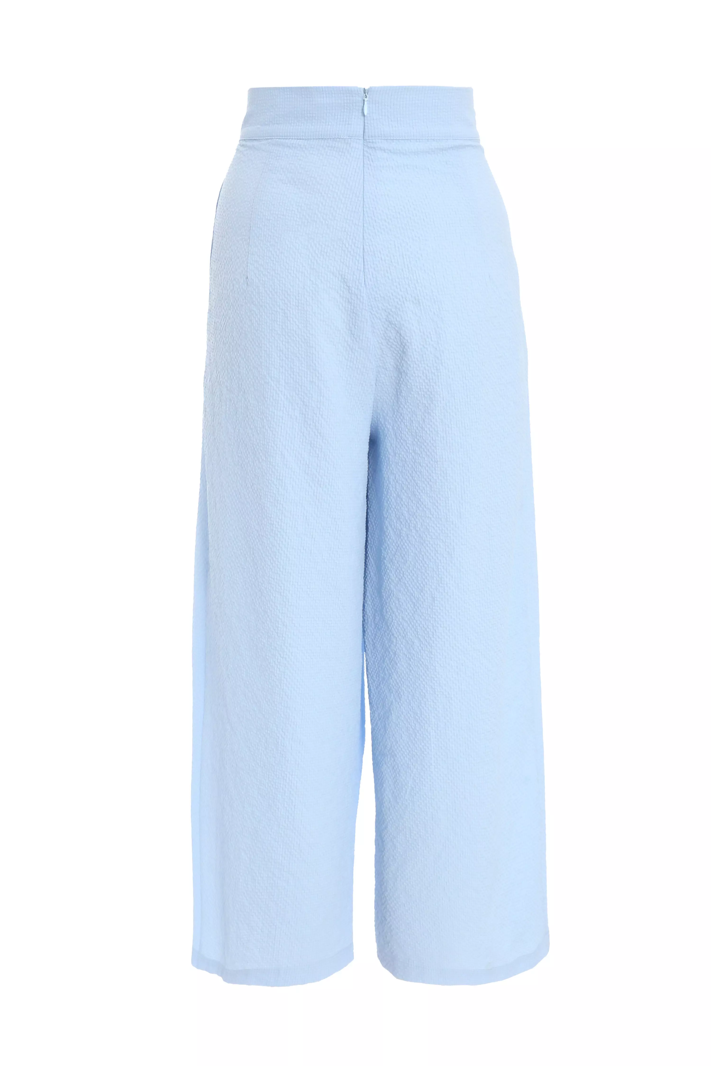 Light Blue Culotte Trousers