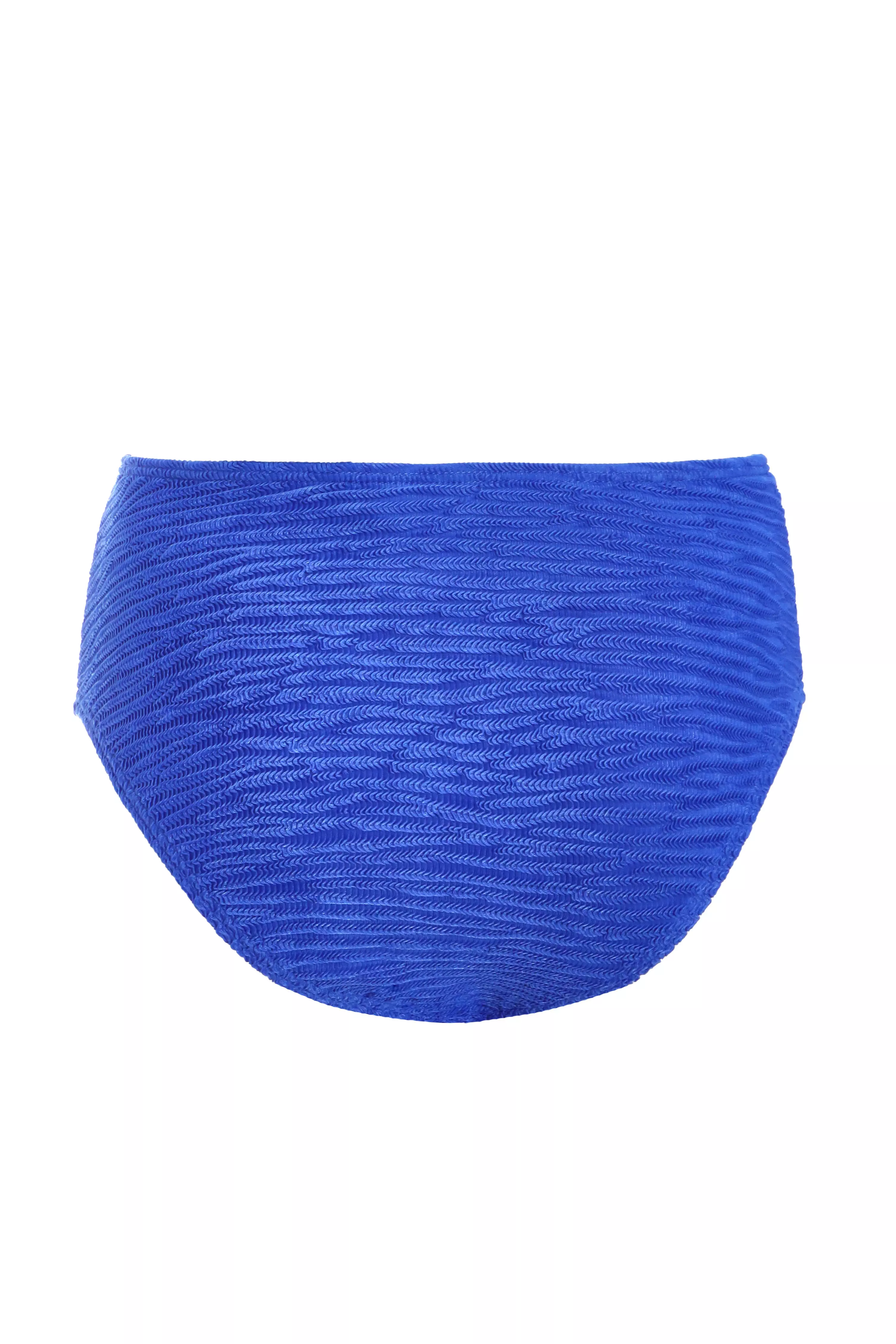 Royal Blue Crinkle Bikini Bottoms