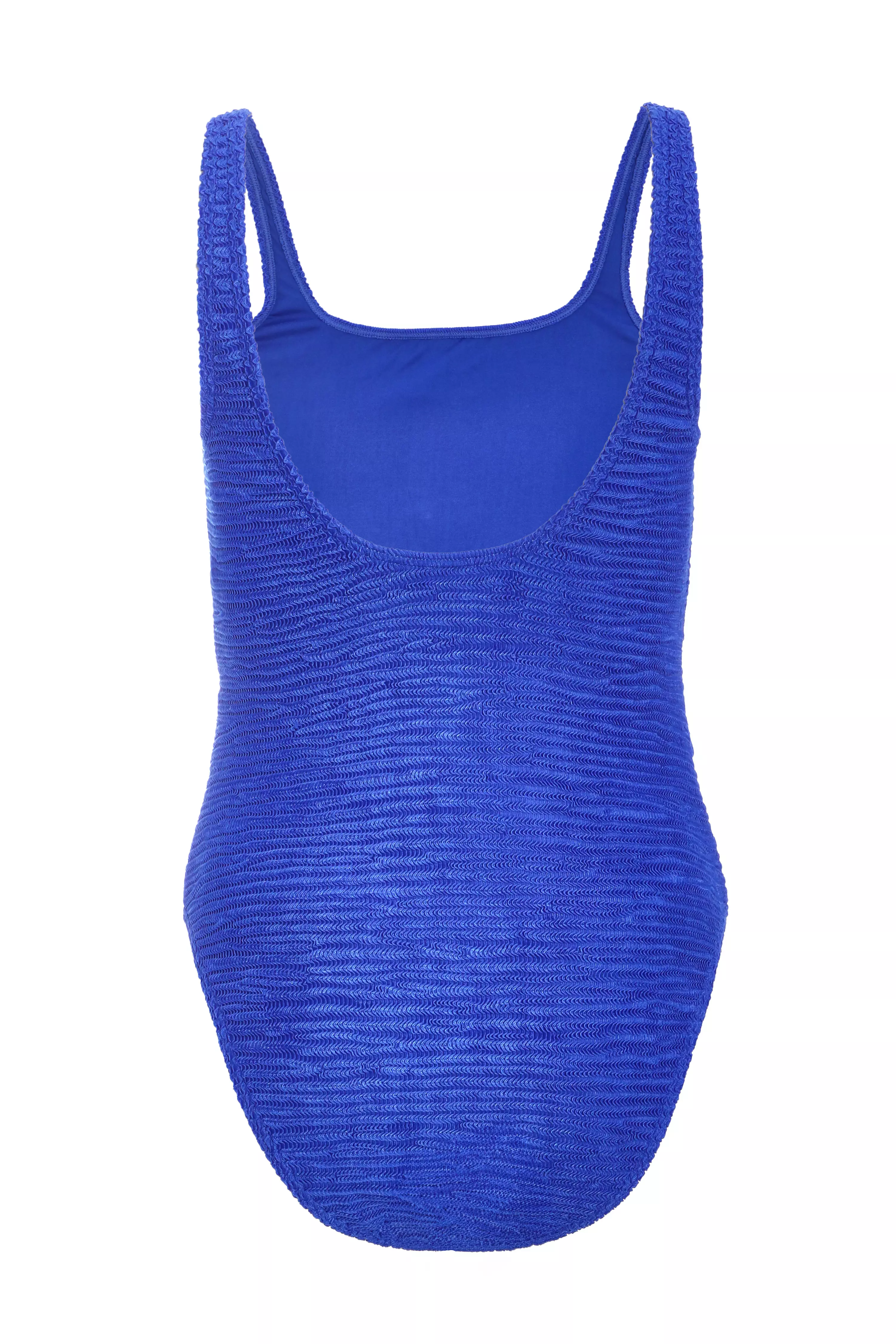 Royal Blue Crinkle Swimsuit