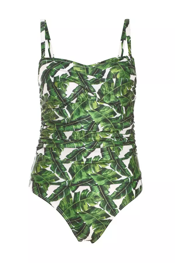 Green Tropical Swimsuit