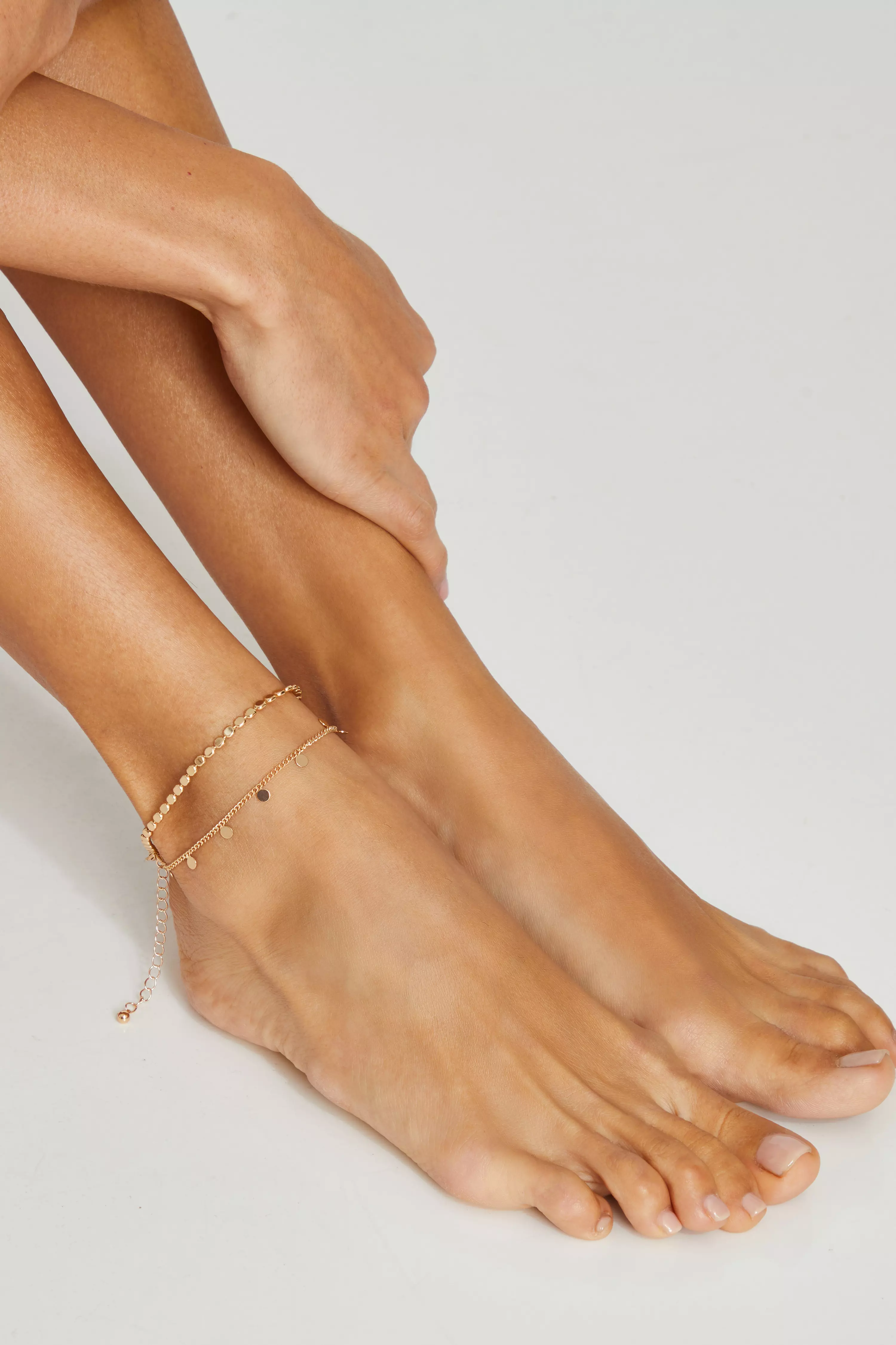 Gold Double Anklet