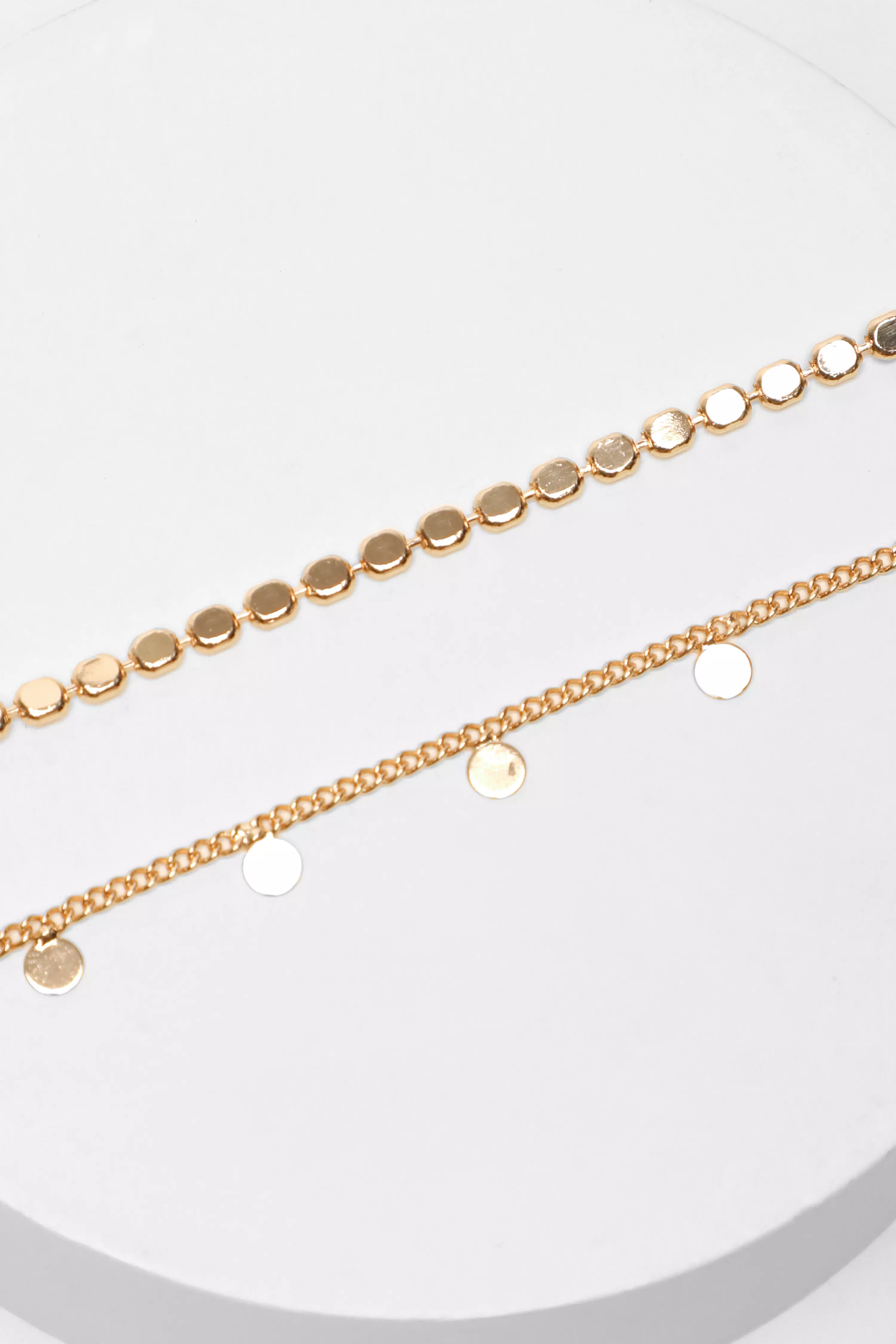Gold Double Anklet
