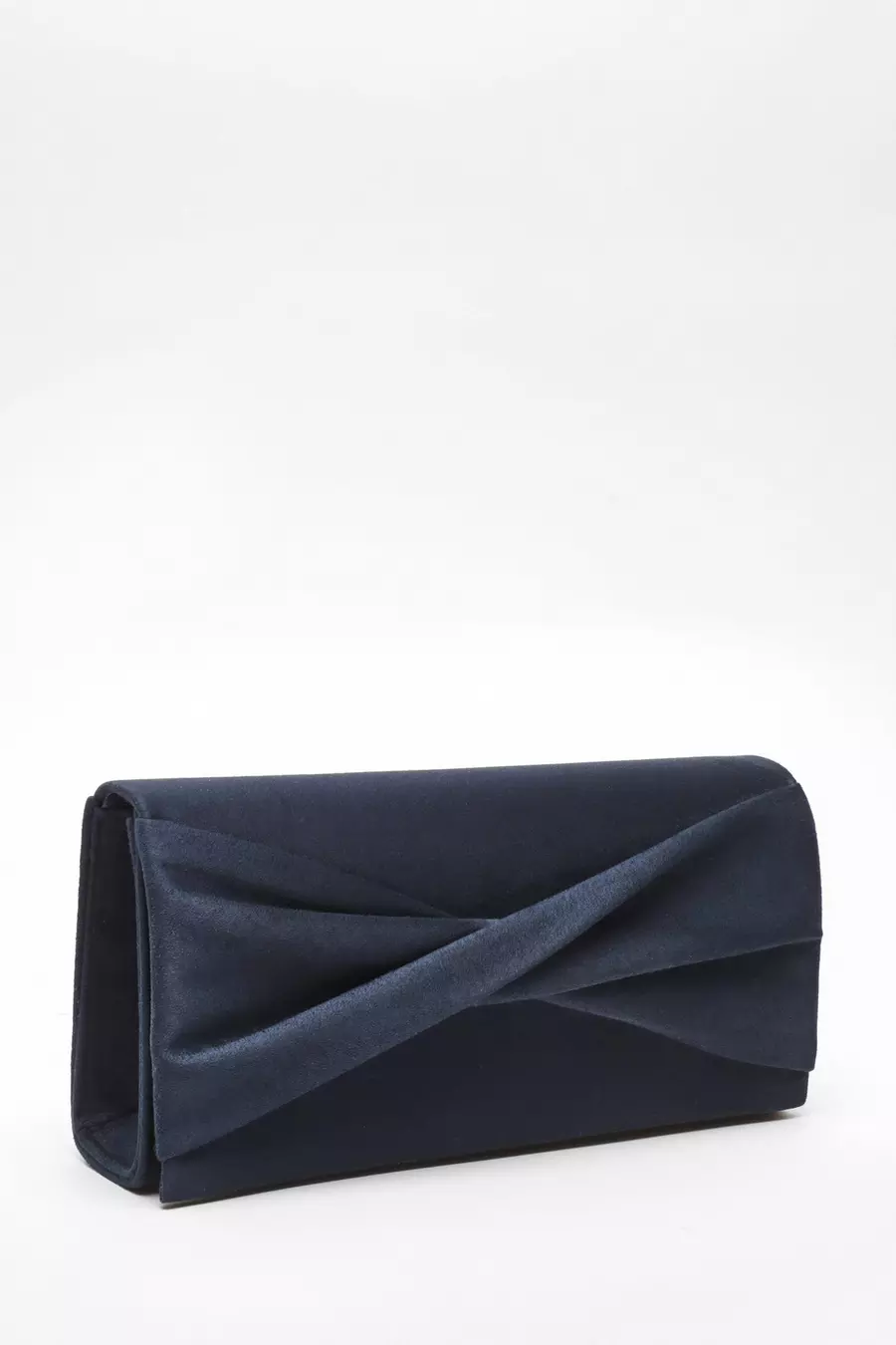 Navy clutch bag with strap on sale