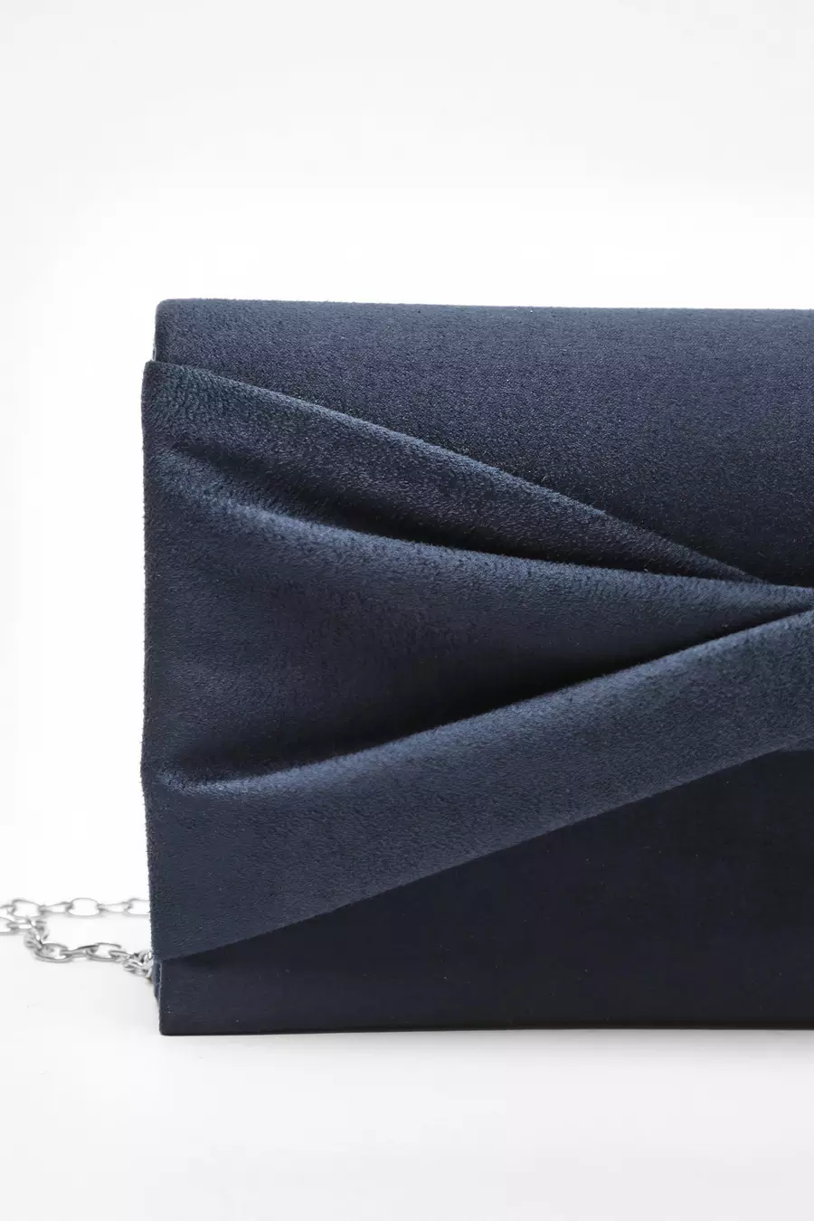 Navy suede clutch online