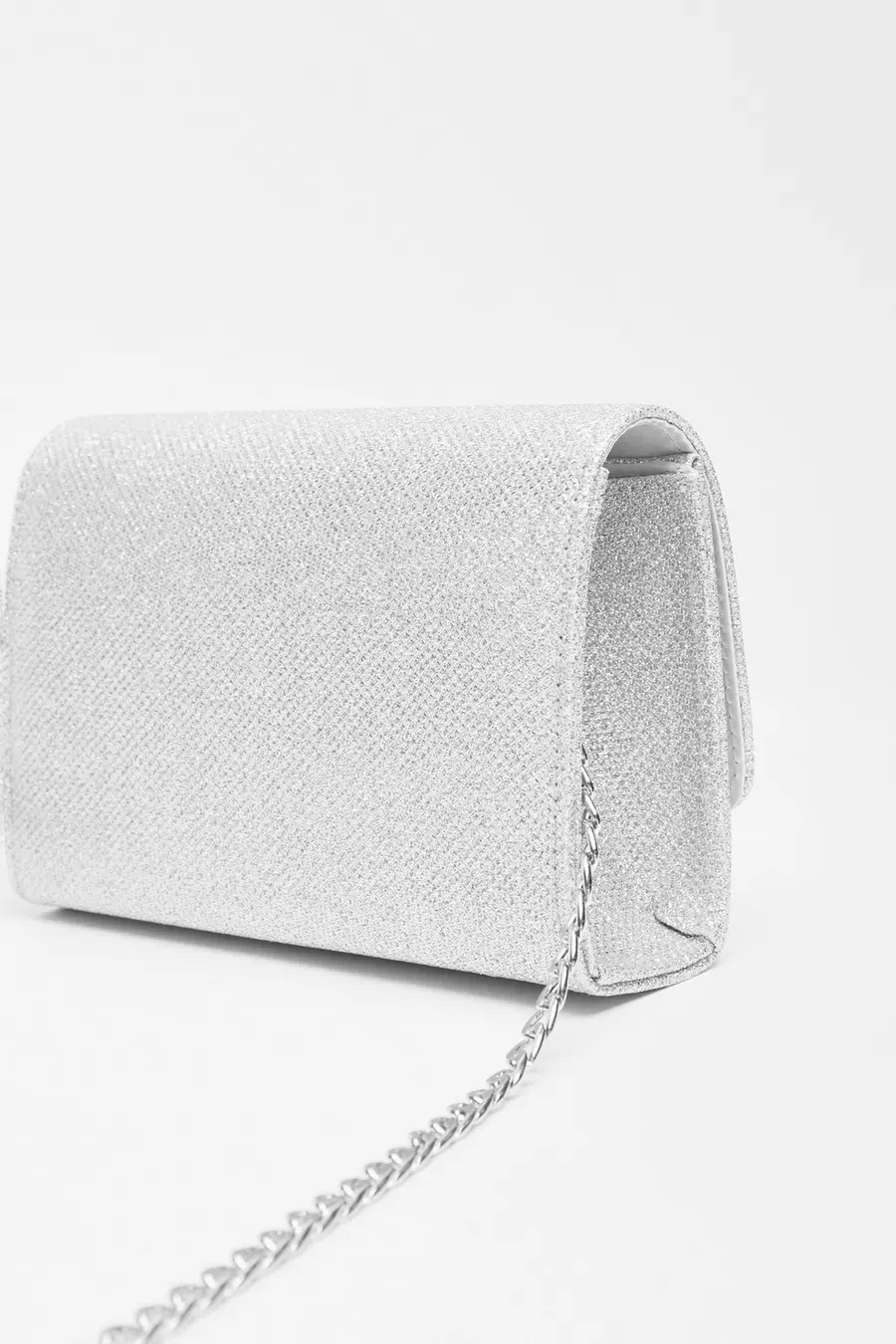 Silver shimmer bag on sale