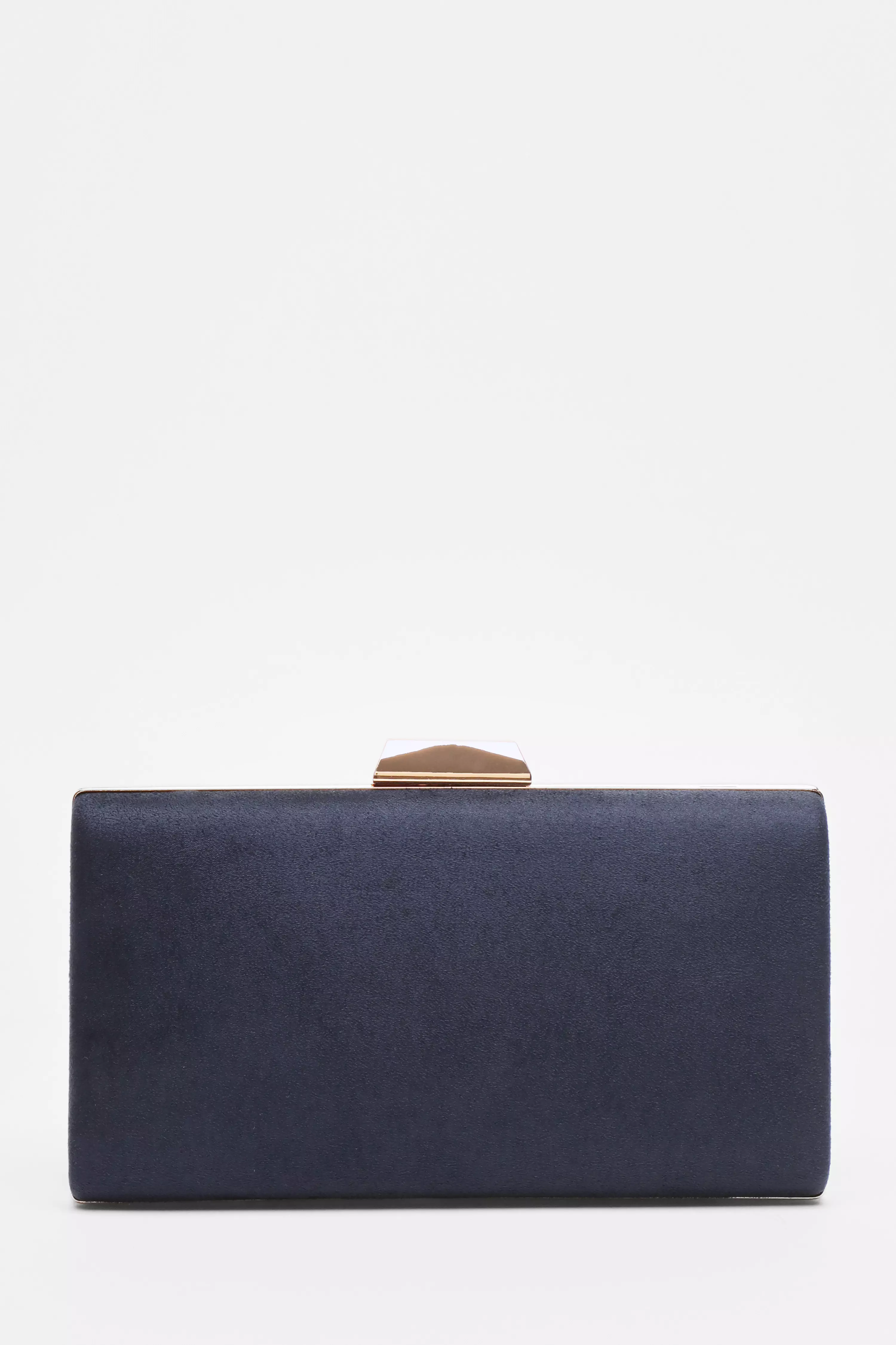 Navy Clip Box Bag