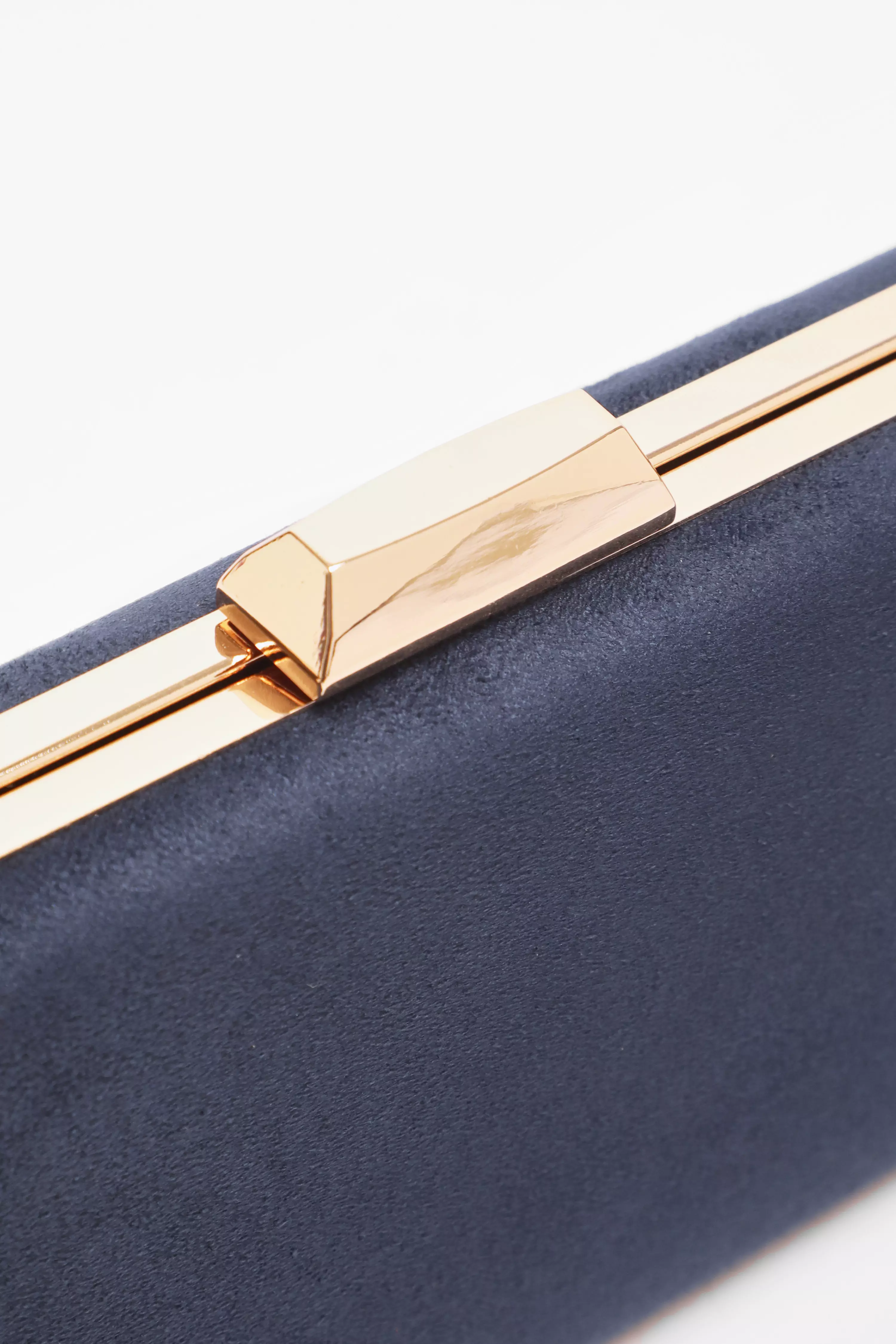 Navy Clip Box Bag