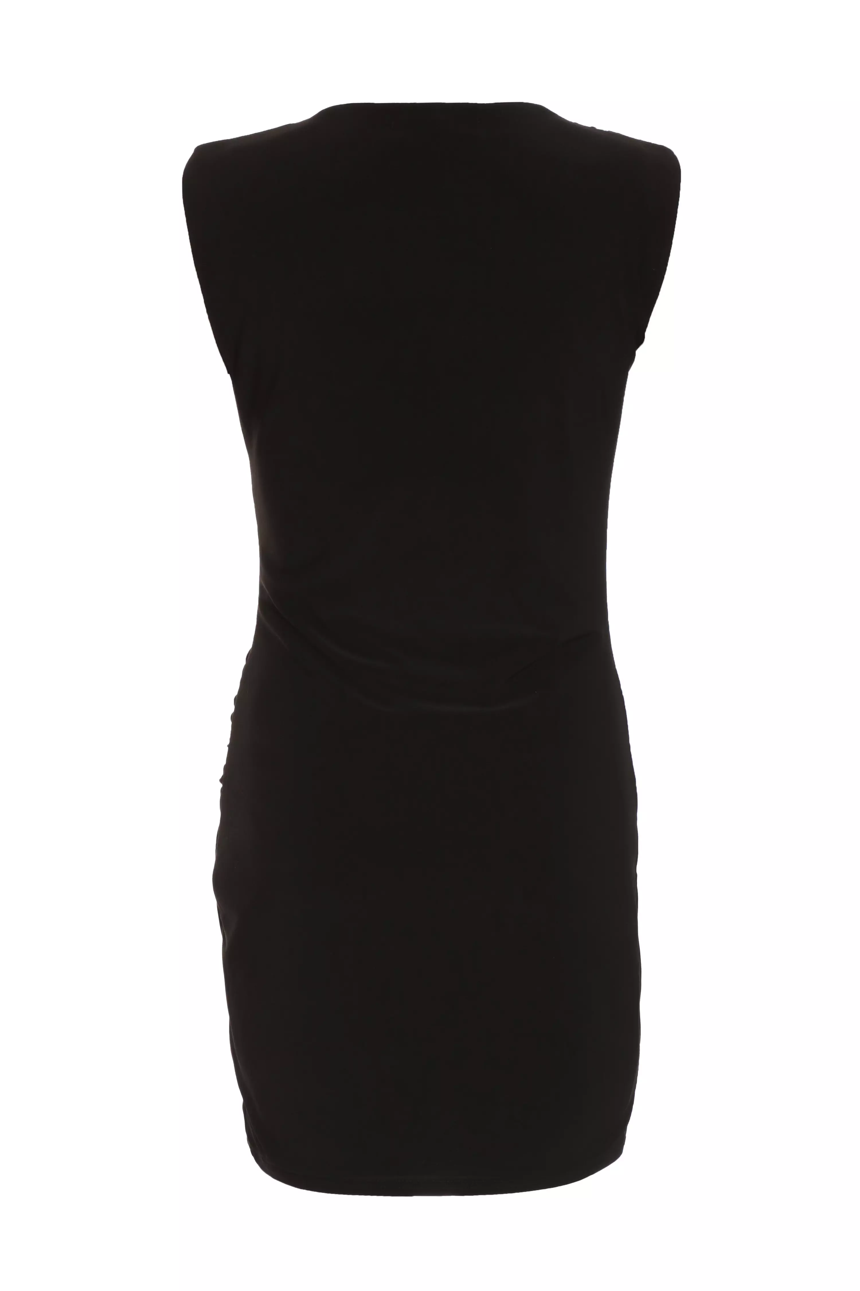 Indigo Ruched Bodycon Mini Dress