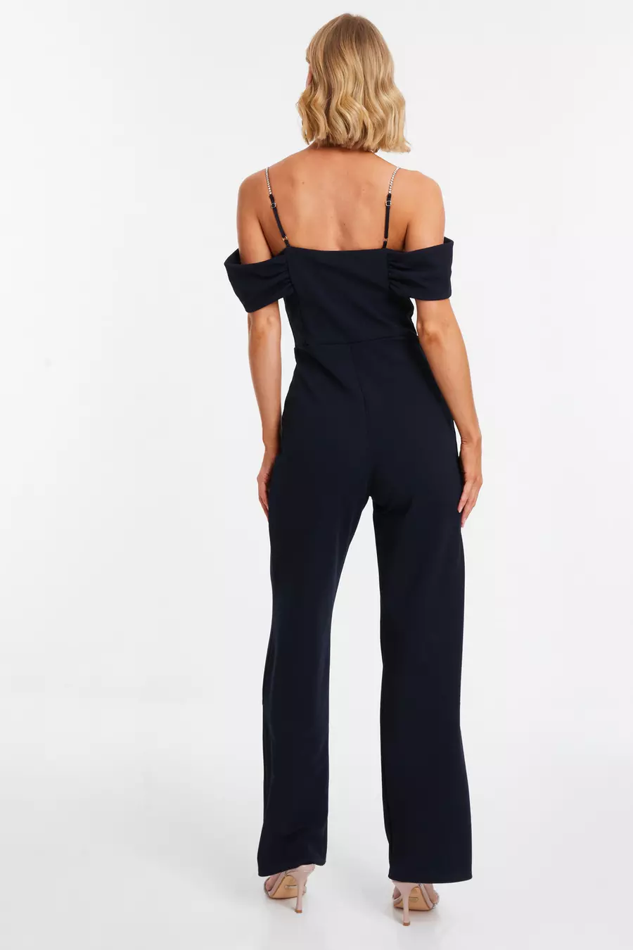 Quiz blue jumpsuit on sale