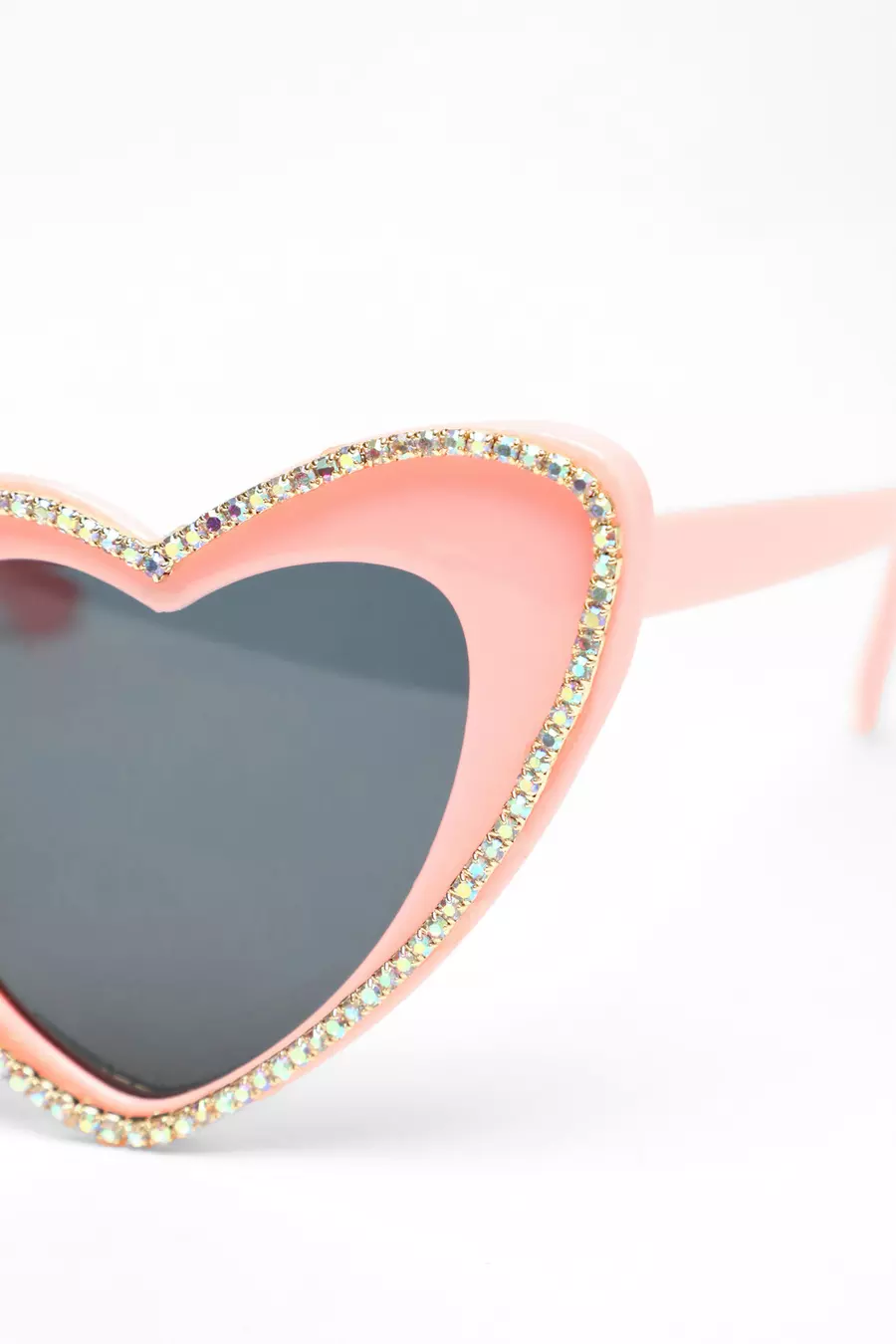 Pink heart shaped sunglasses on sale