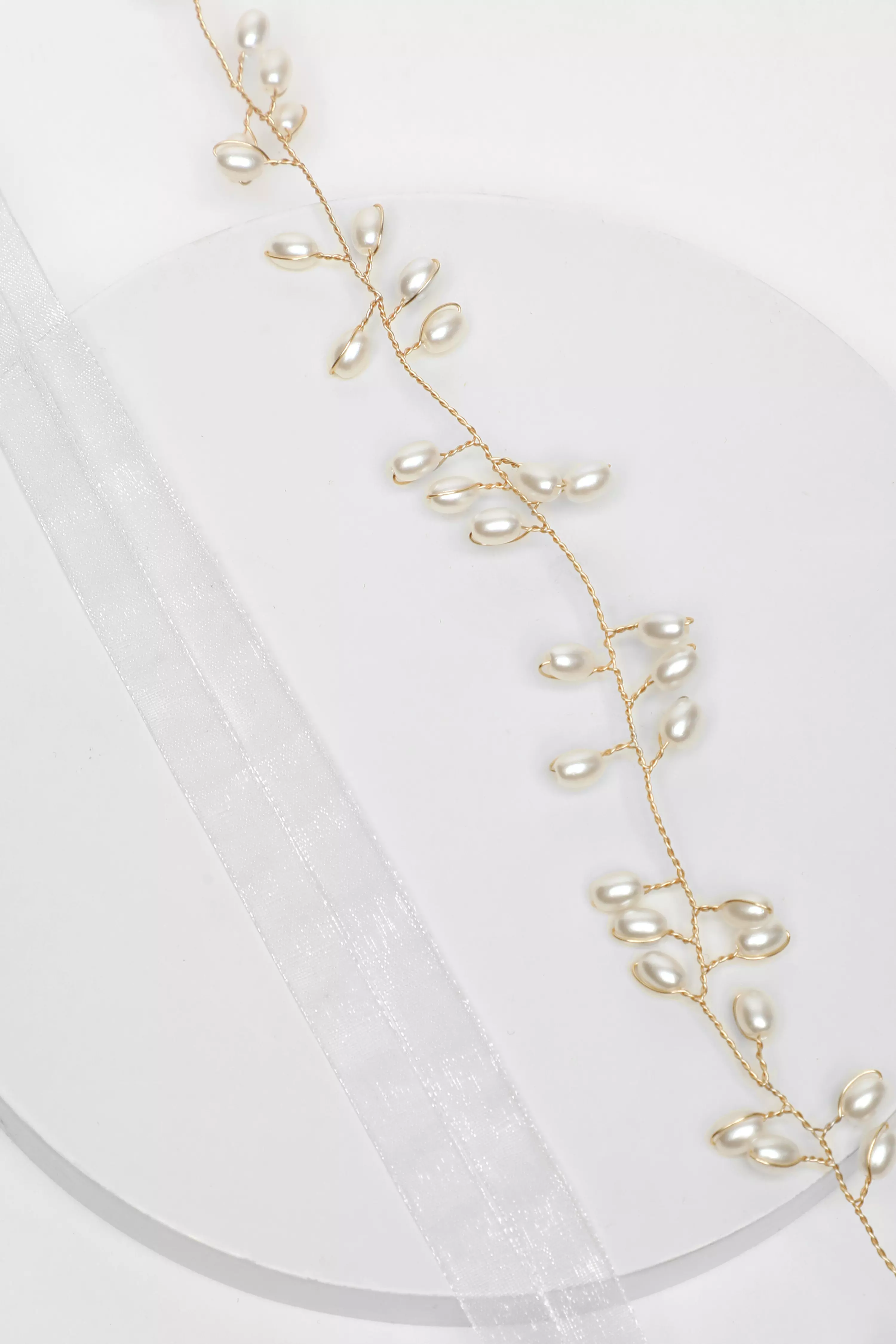 Bridal Gold Pearl Belt