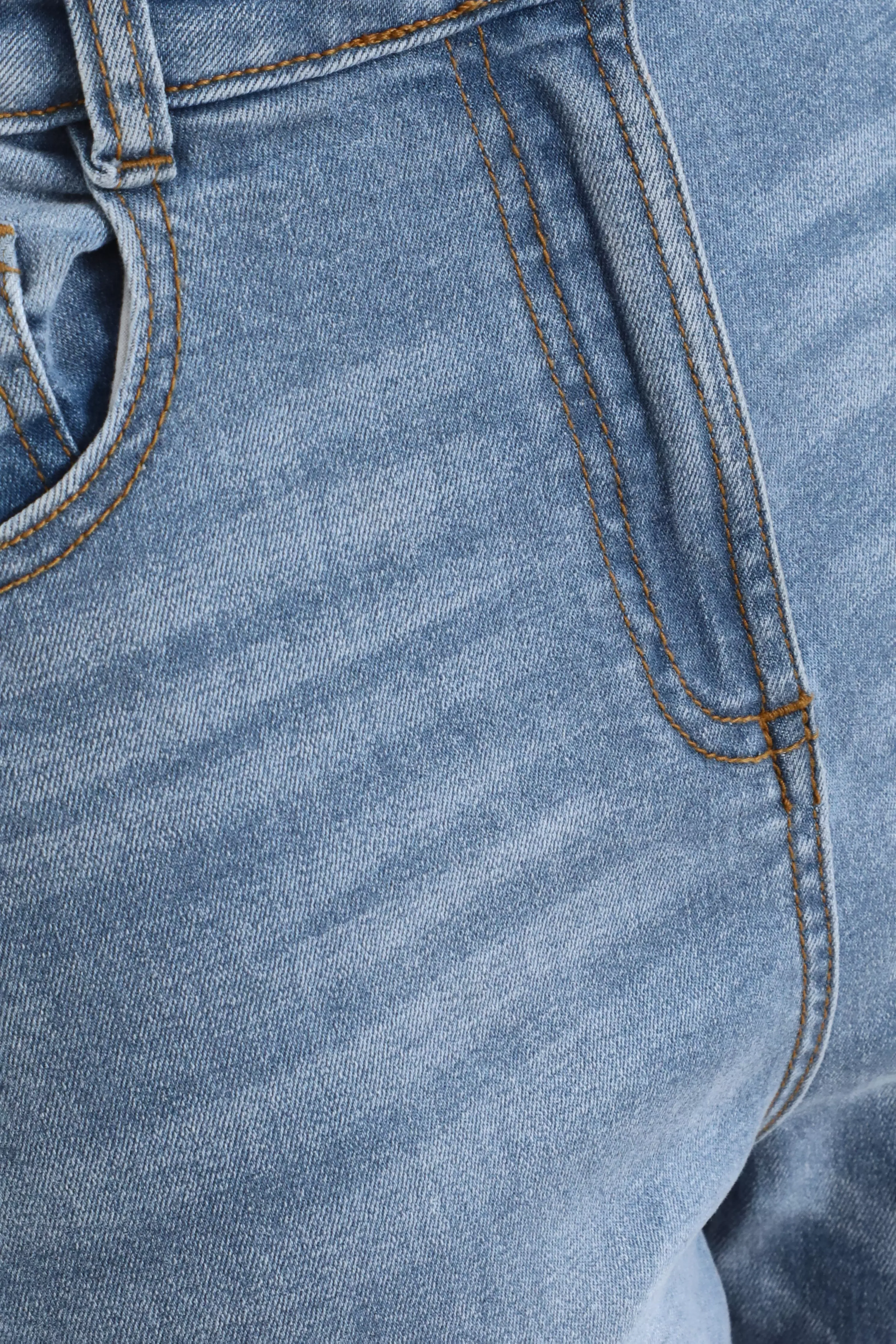 Blue Denim  Ripped Jeans