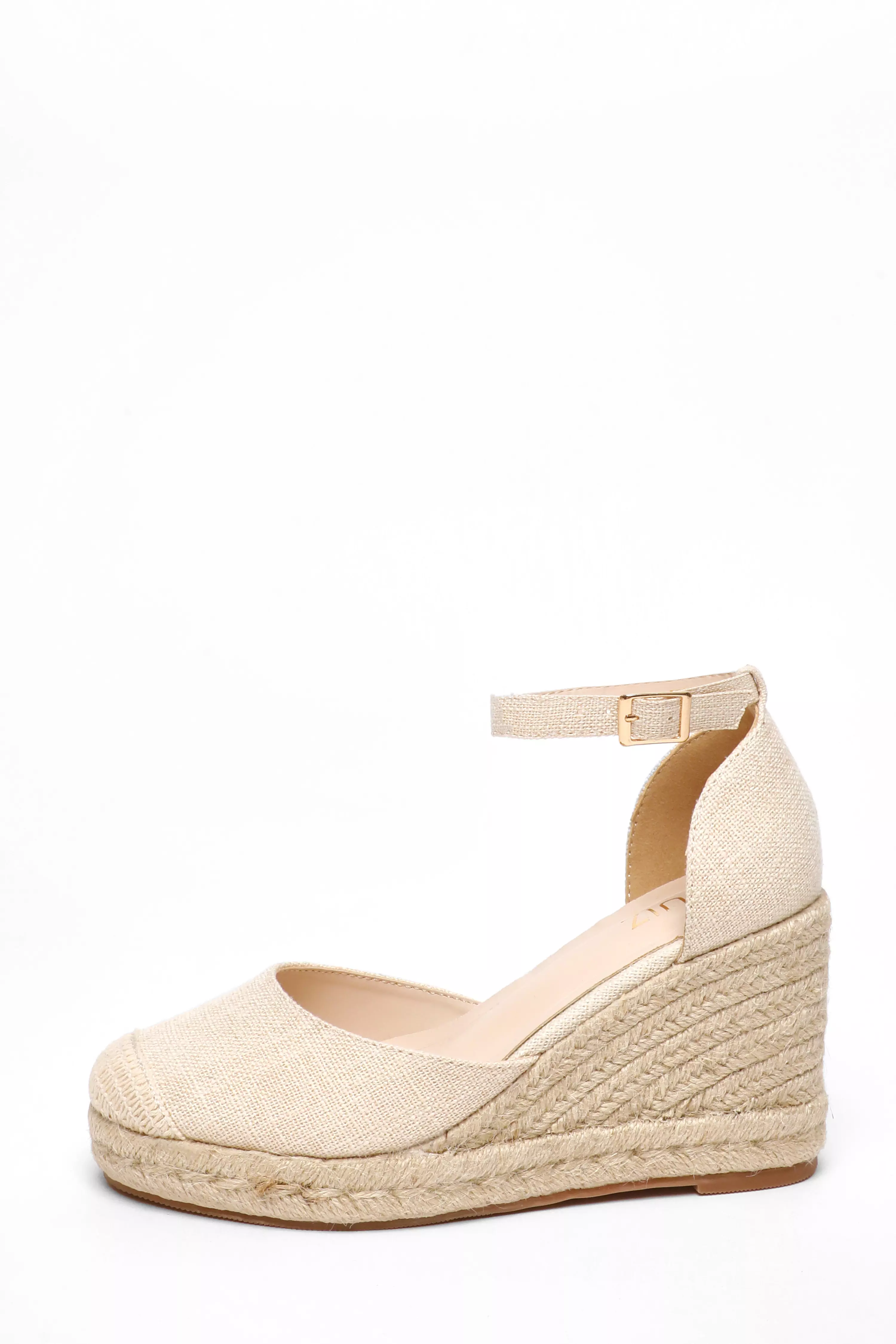 Natural Woven High Wedges