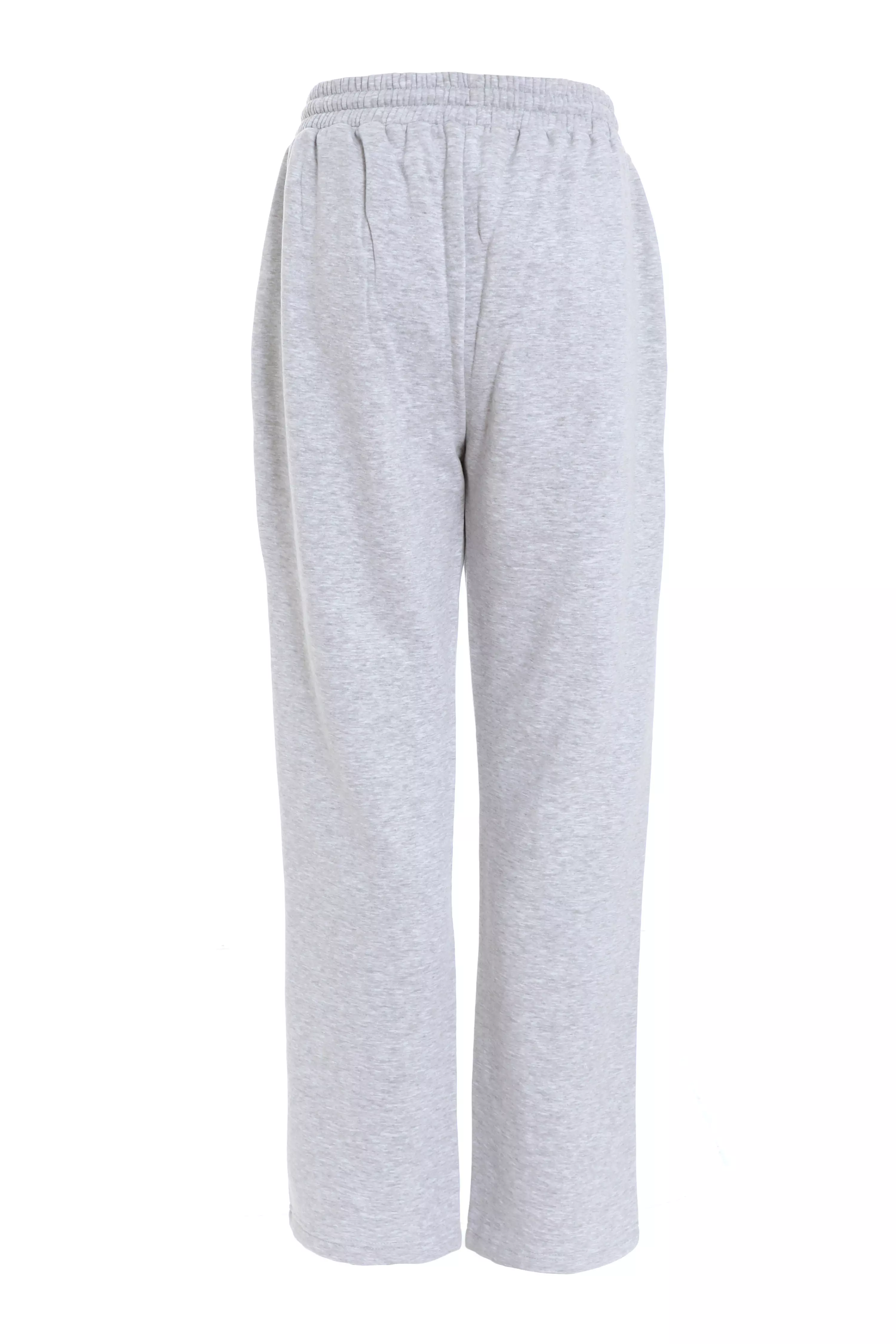 Grey Wide leg Joggers