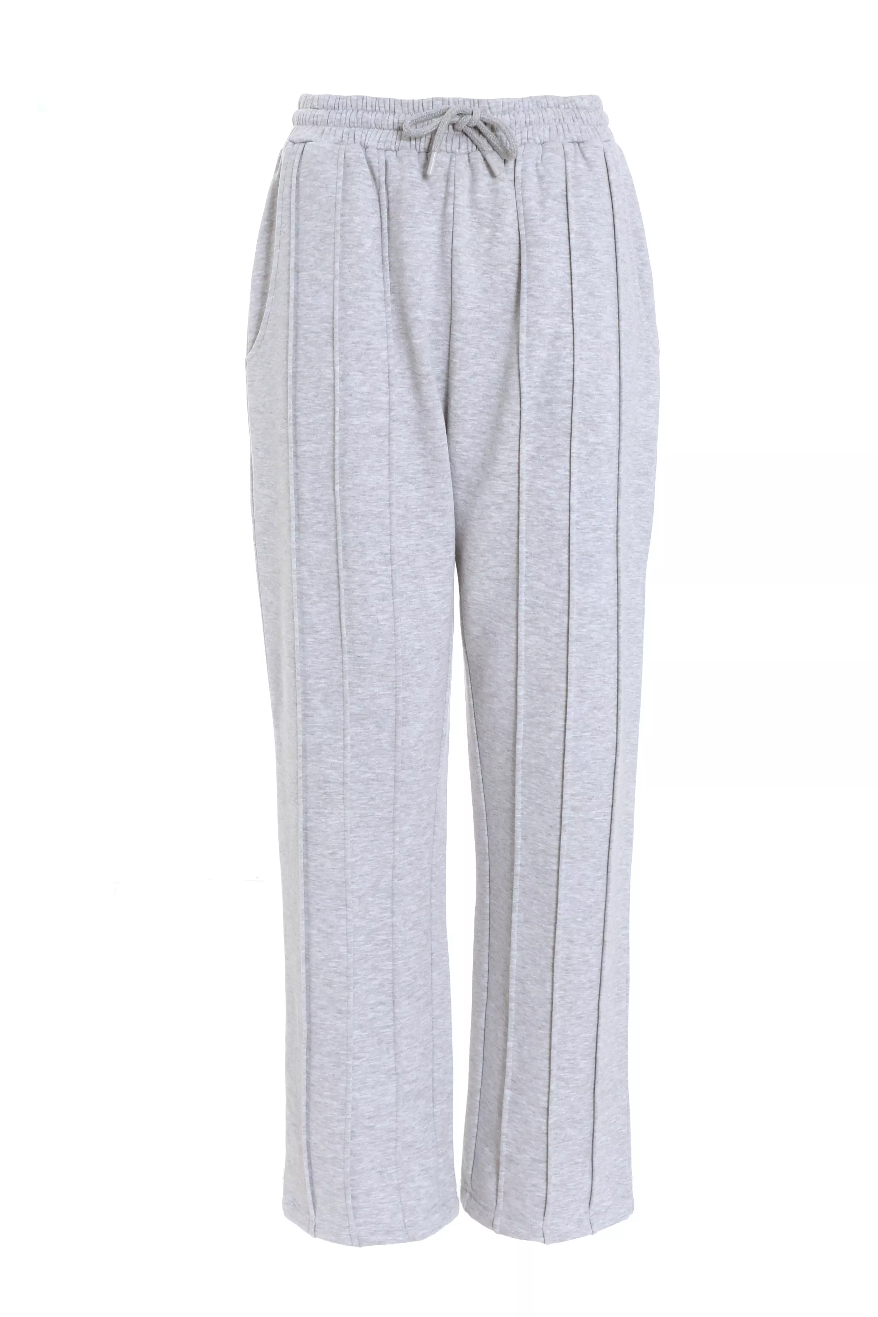 Grey Wide leg Joggers