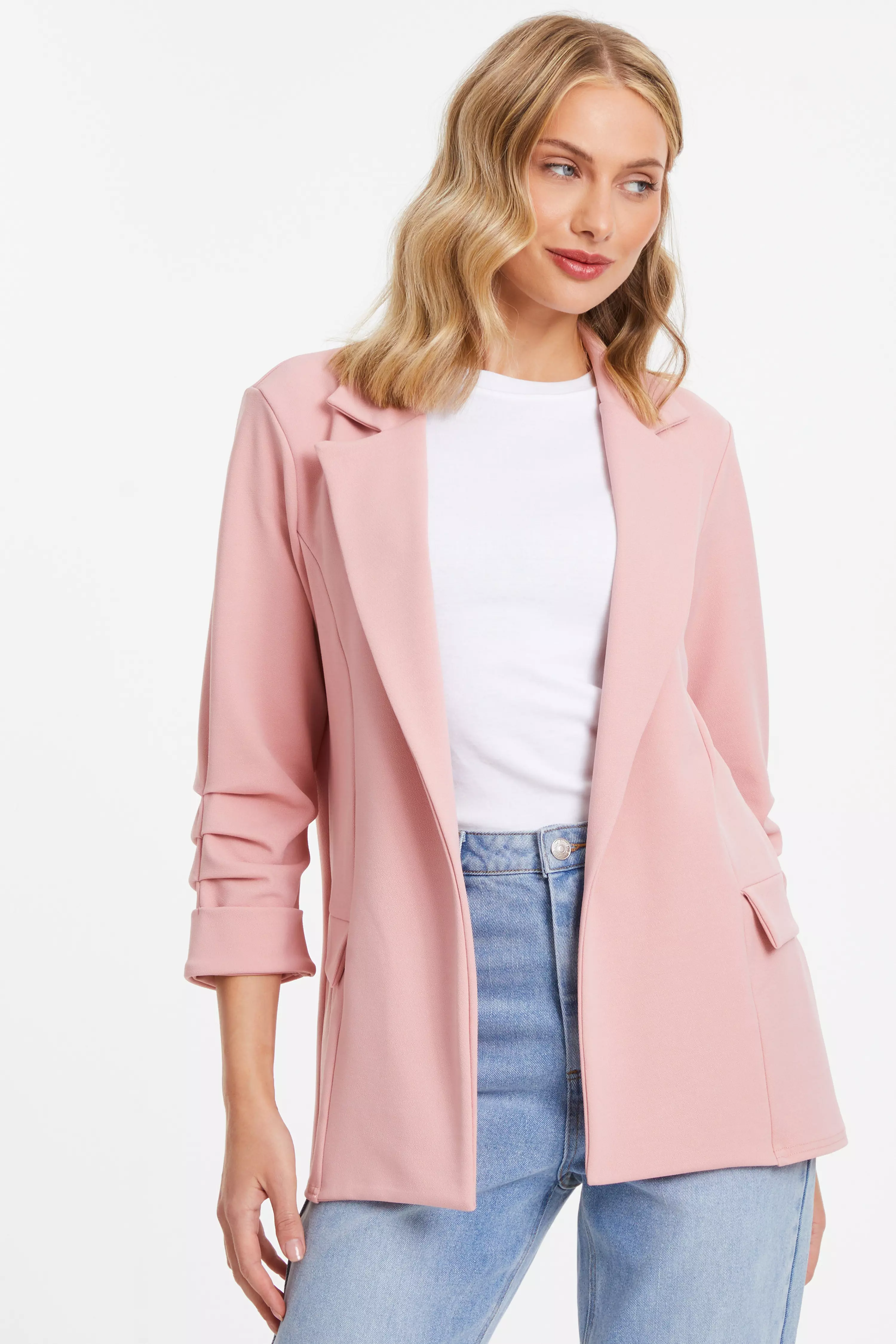 Quiz coral blazer best sale