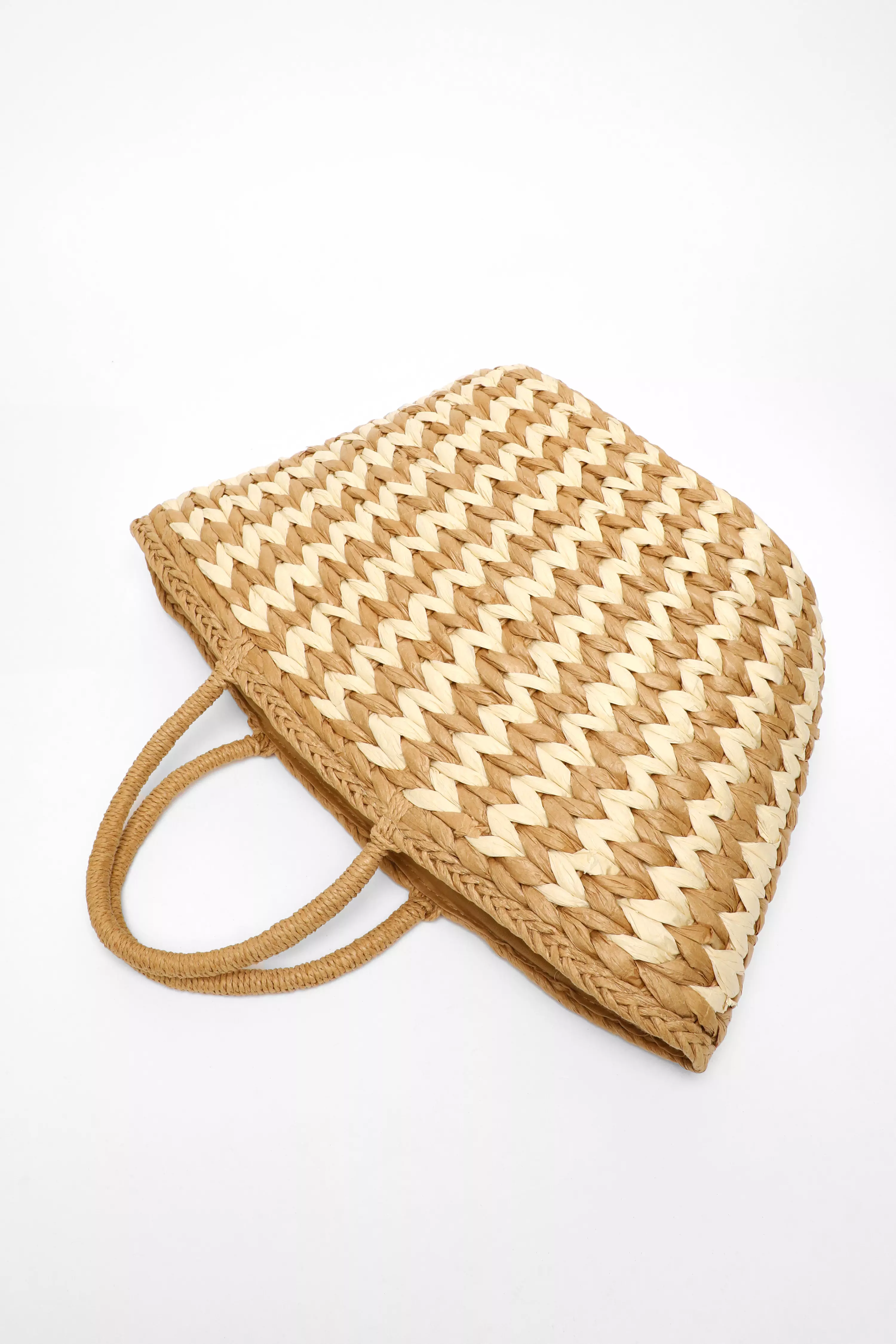 Natural Large Woven Straw Bag 