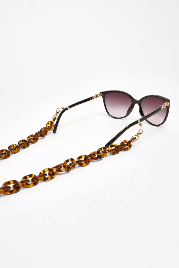 Tortoiseshell Sunglasses Chain