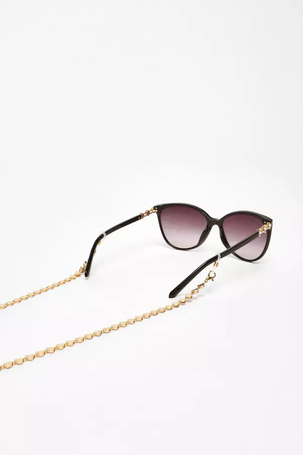 Gold Heart Sunglasses Chain