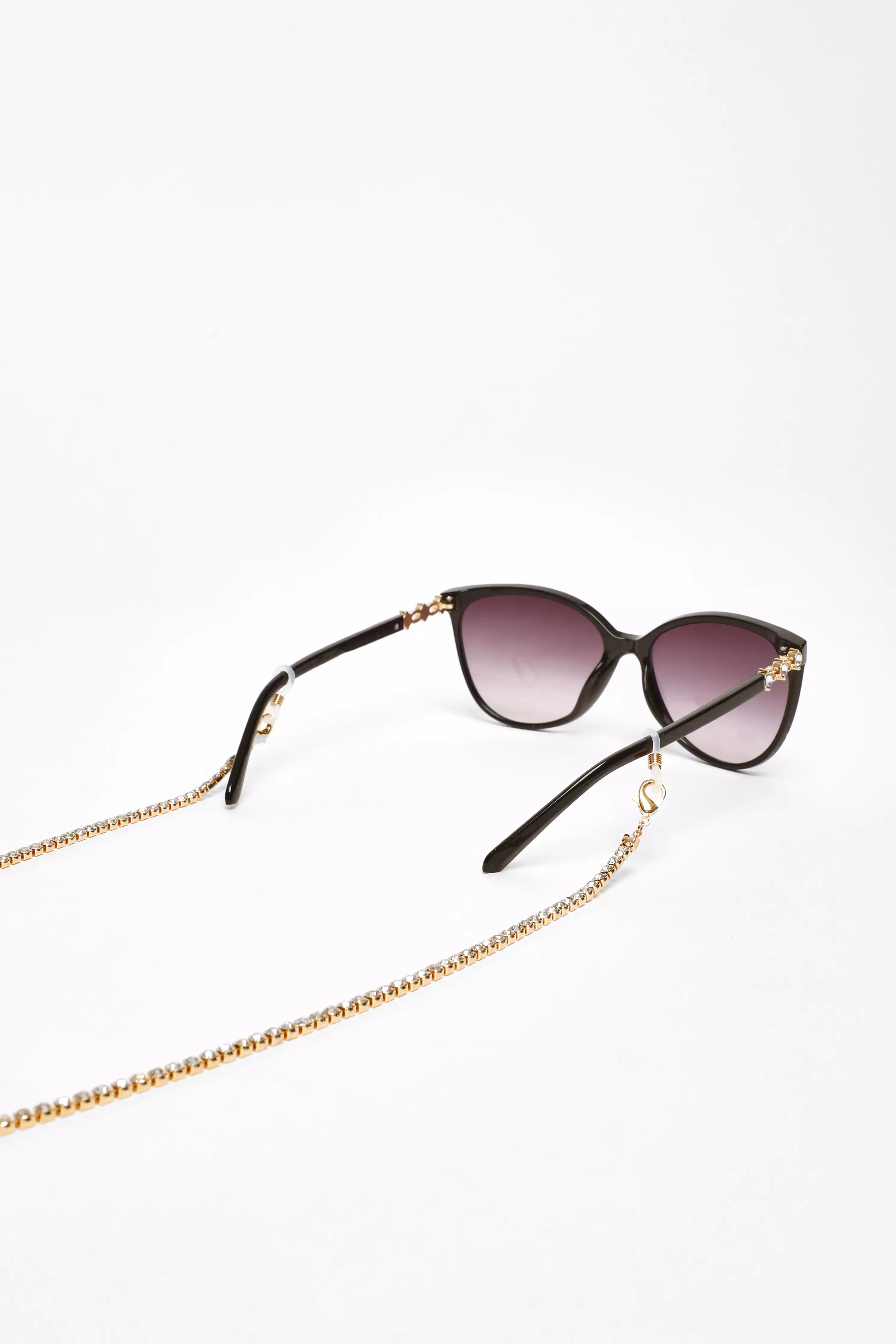 Gold Diamante Sunglasses Chain