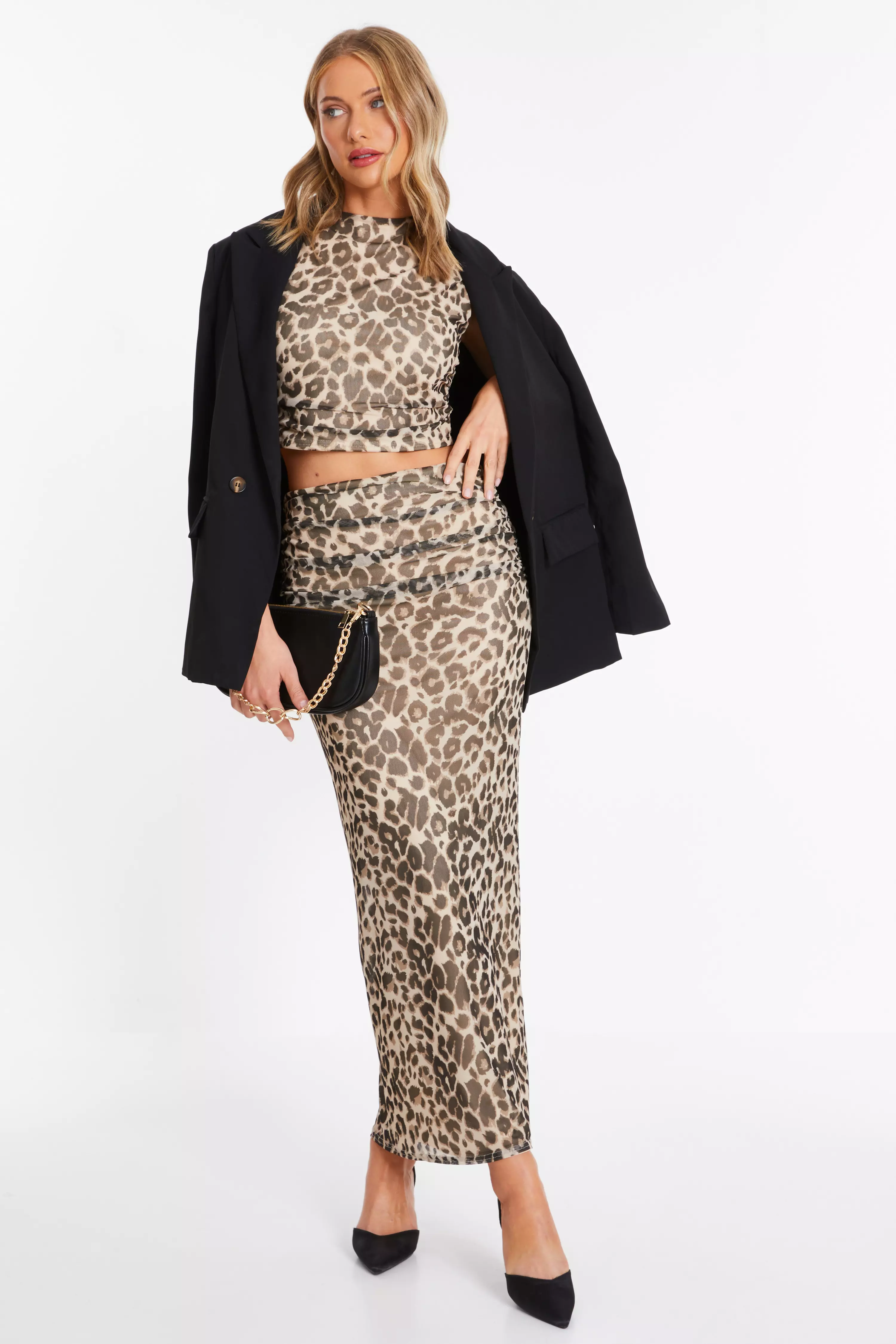 Leopard print mini skirt quiz best sale