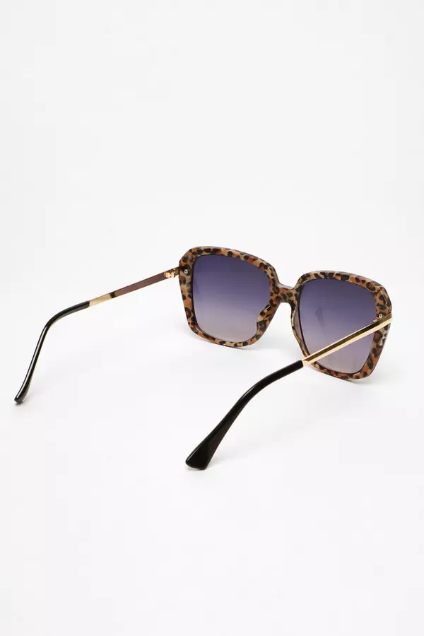 Black Large Tortoiseshell Sunglasses