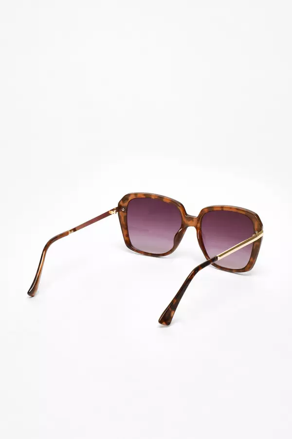 Brown Large Tortoiseshell Sunglasses