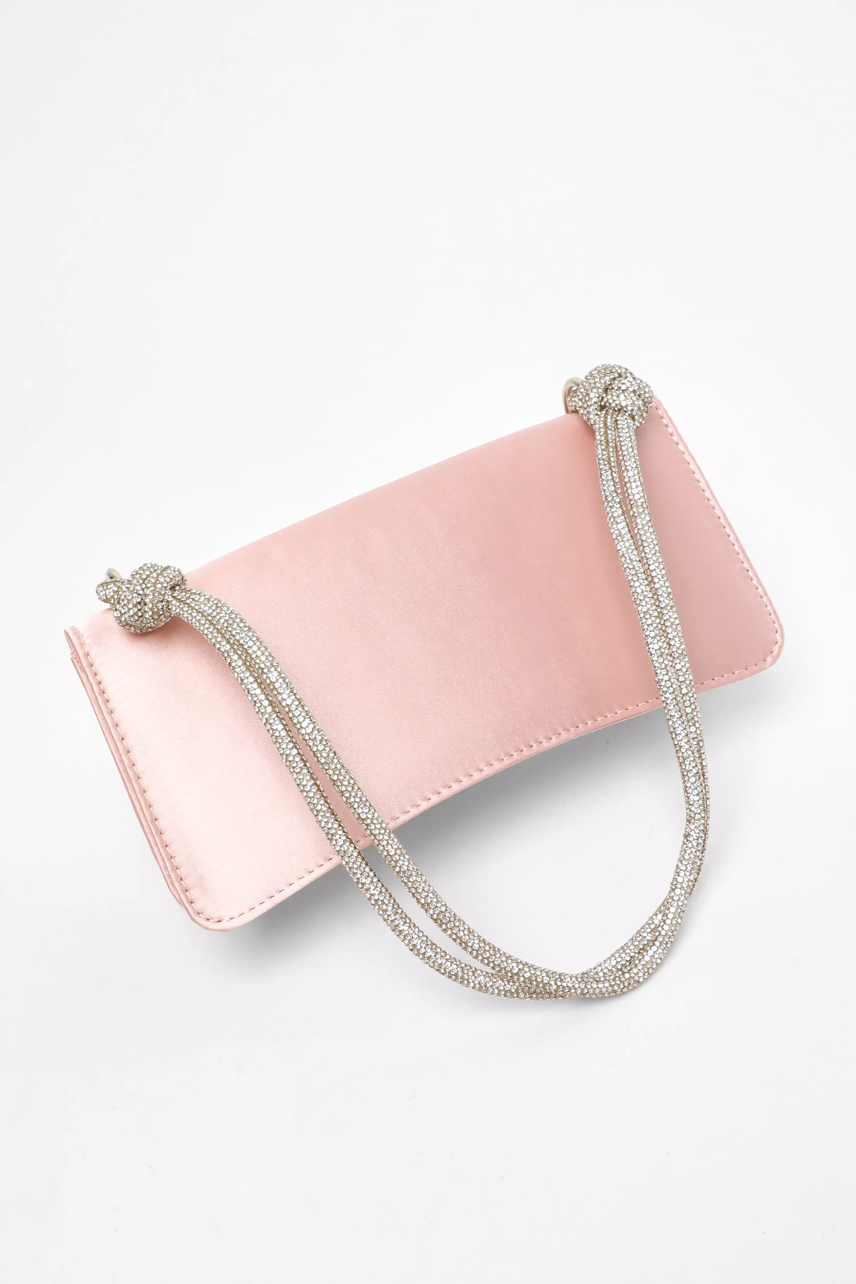 Pink Diamante Shoulder Bag