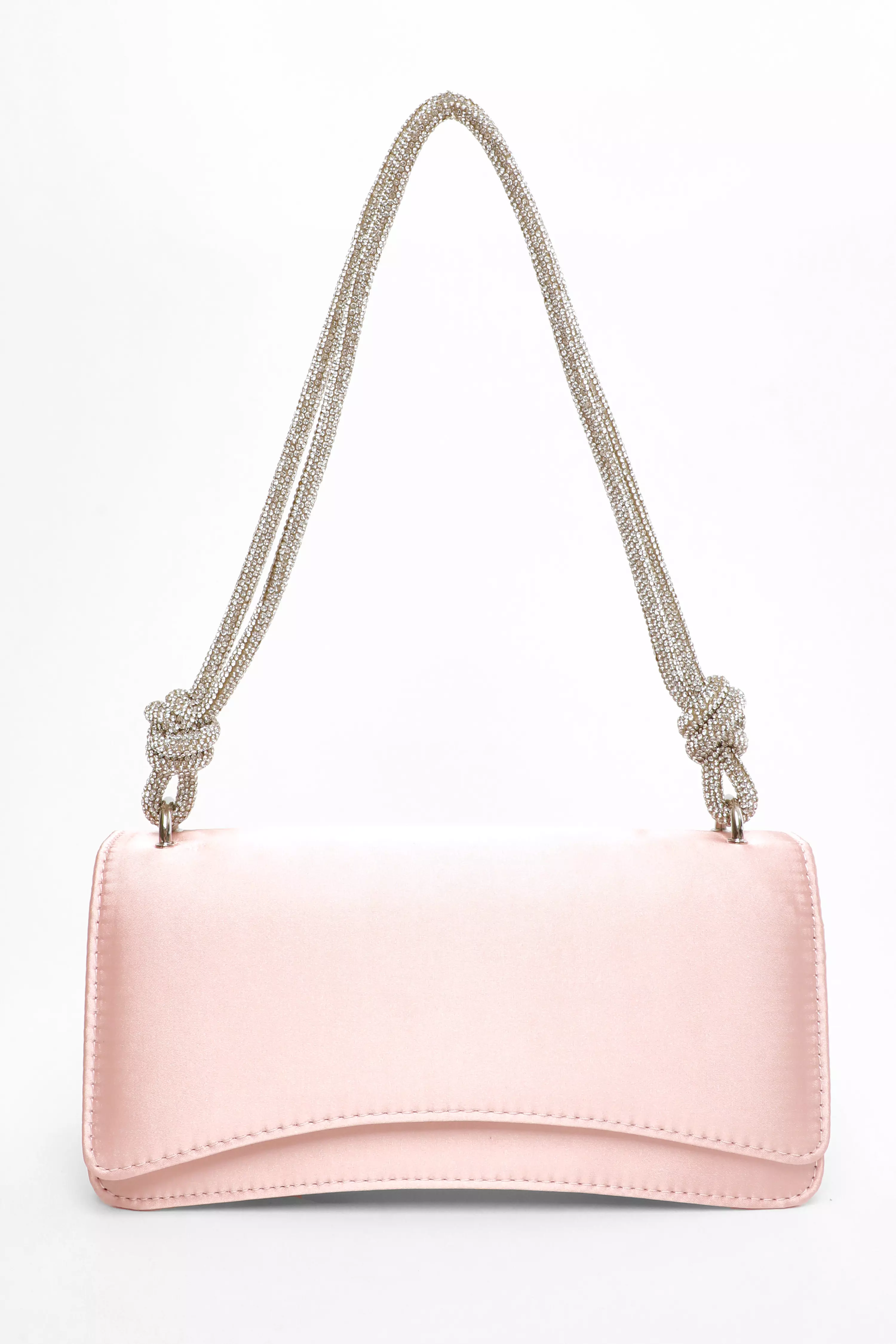 Pink Diamante Shoulder Bag