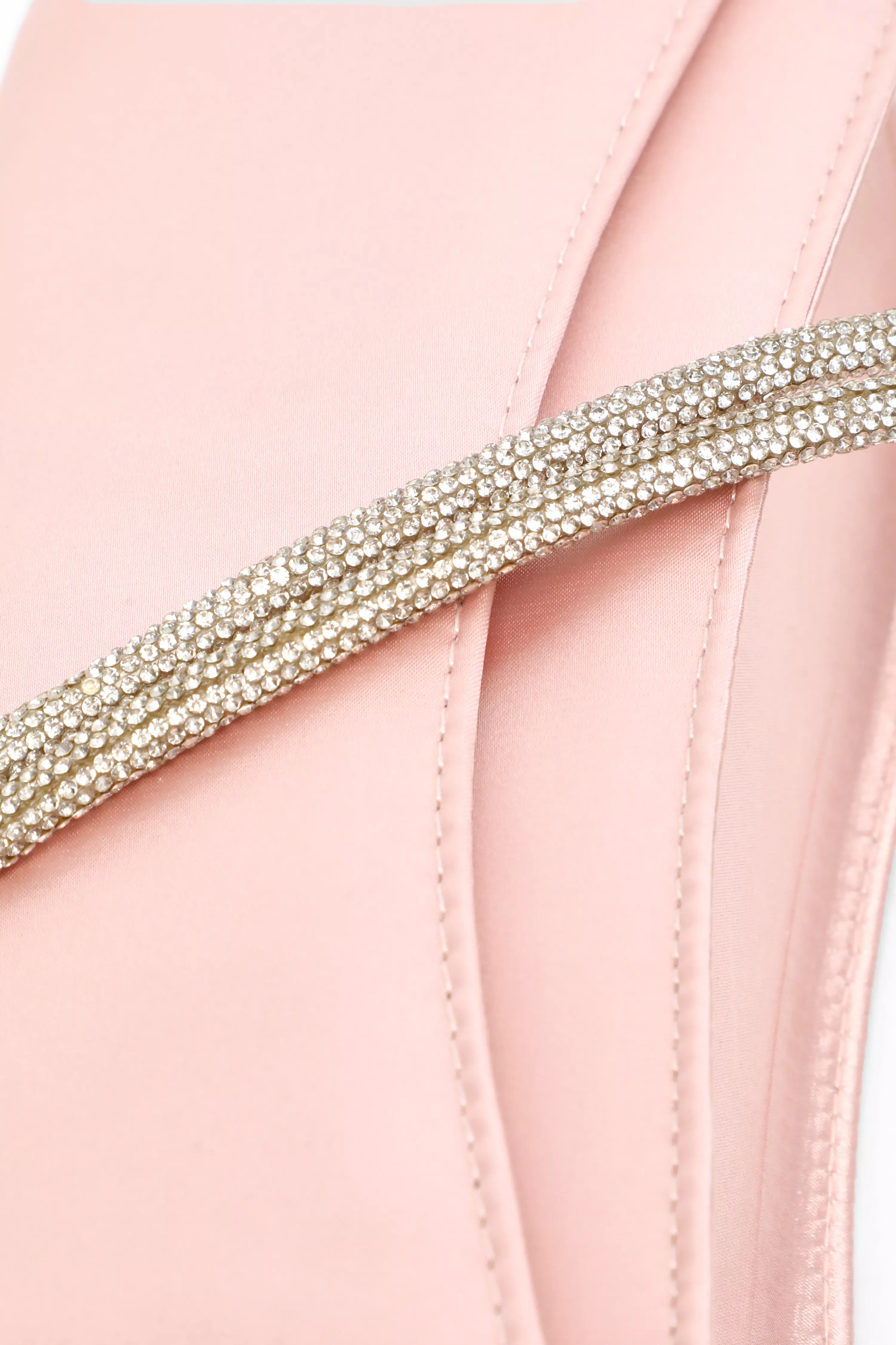 Pink Diamante Shoulder Bag