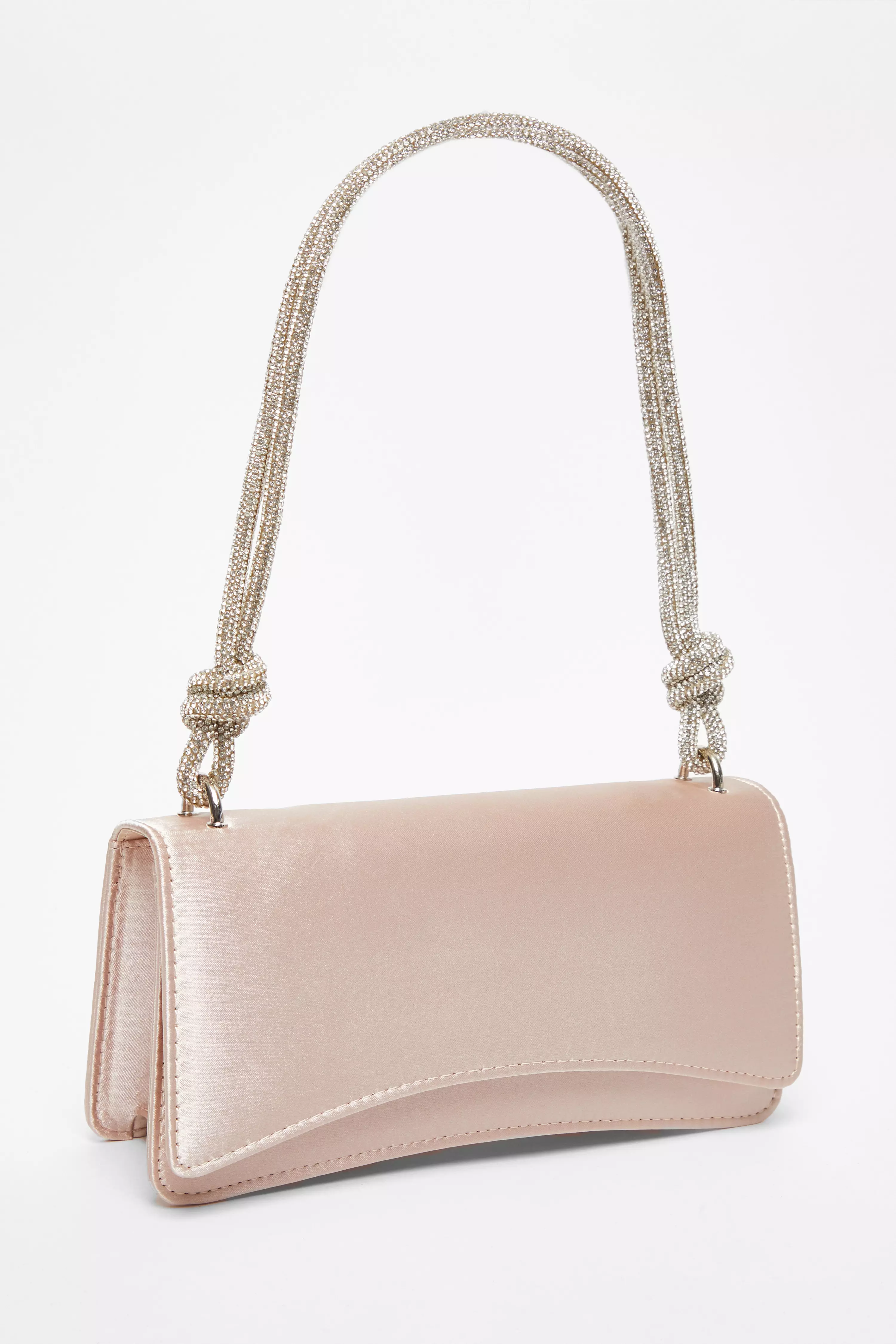 Champagne Diamante Shoulder Bag