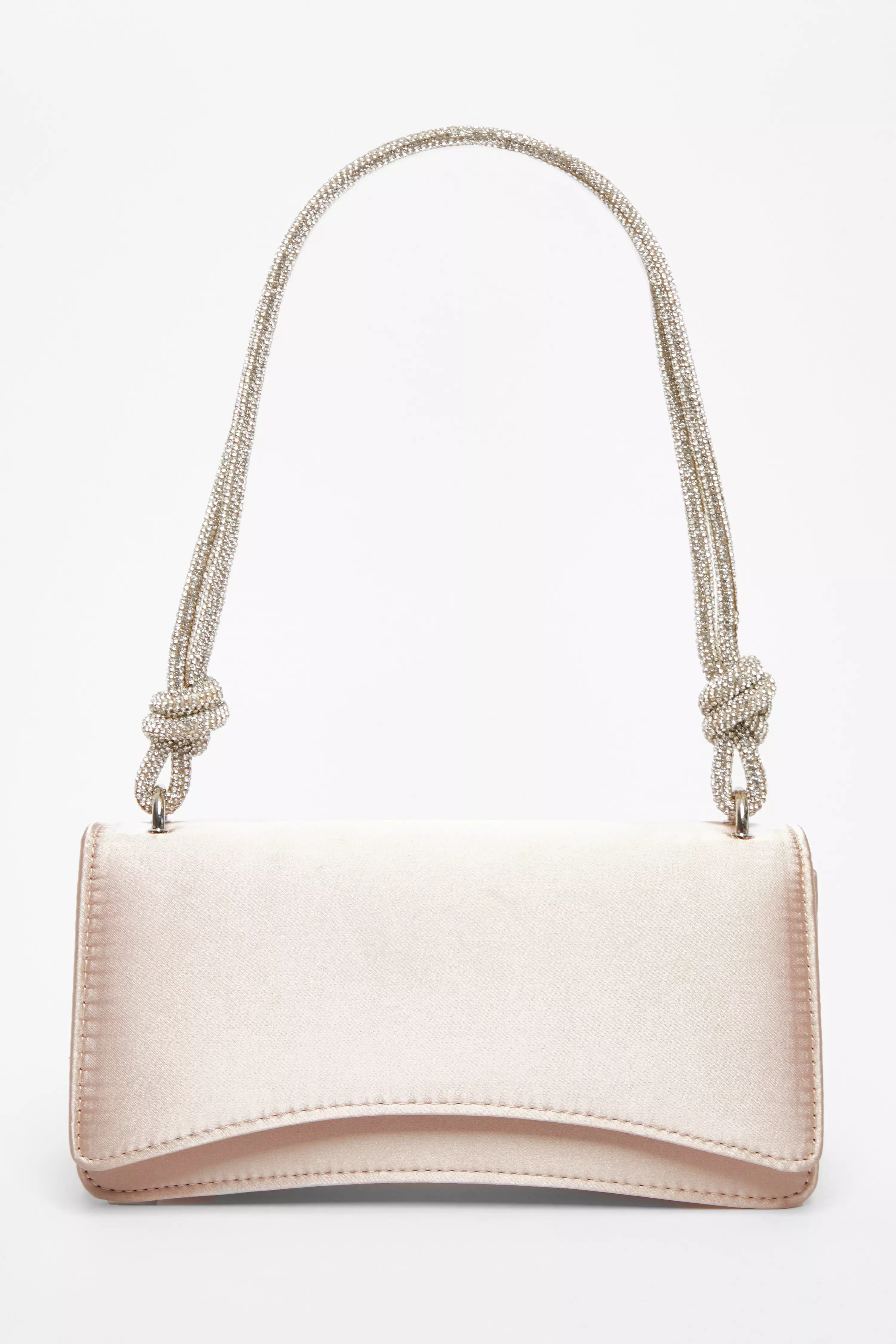 Champagne Diamante Shoulder Bag