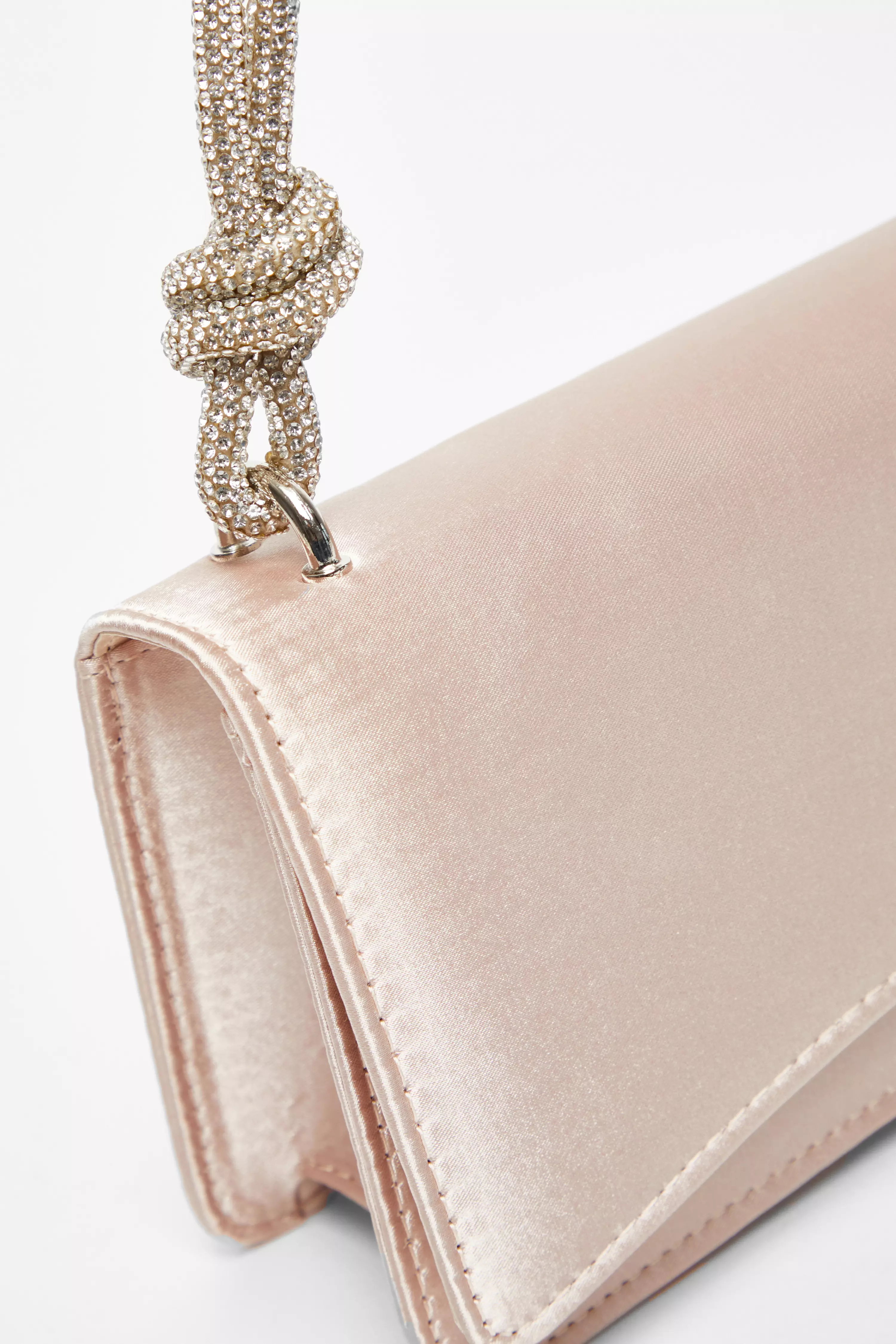 Champagne Diamante Shoulder Bag