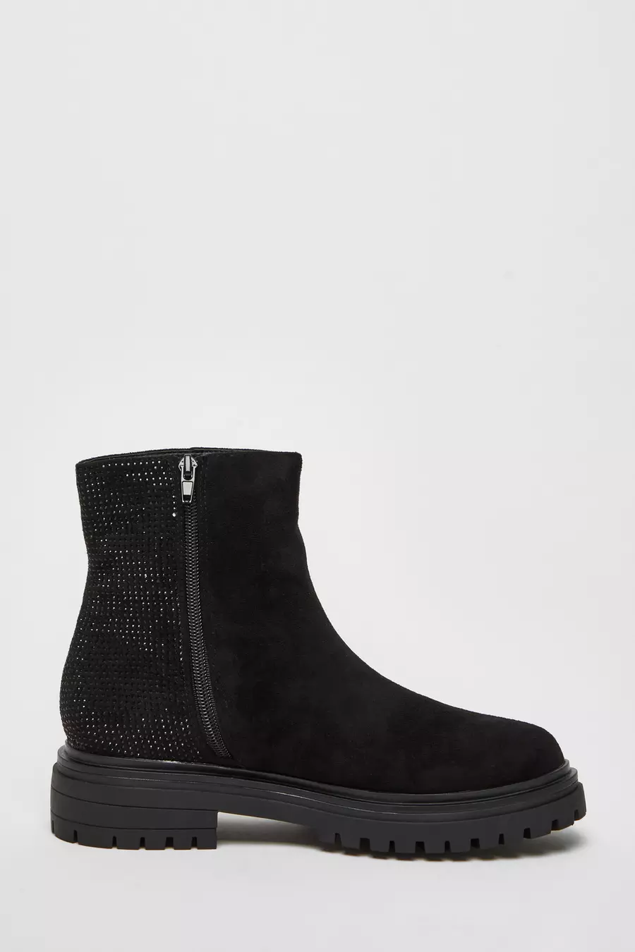 Diamante chelsea ankle boots best sale