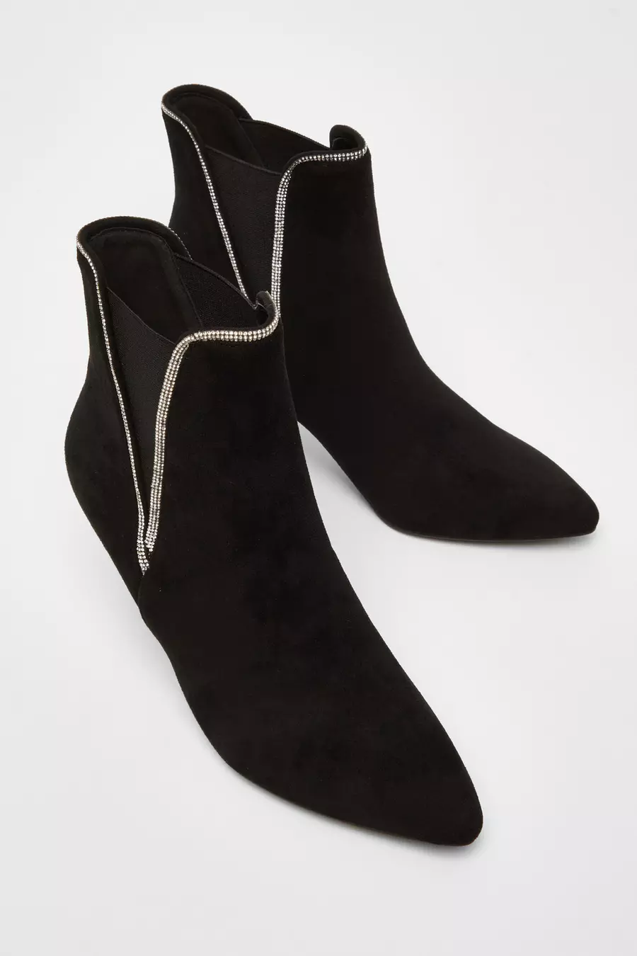 Cheap black suede ankle boots best sale