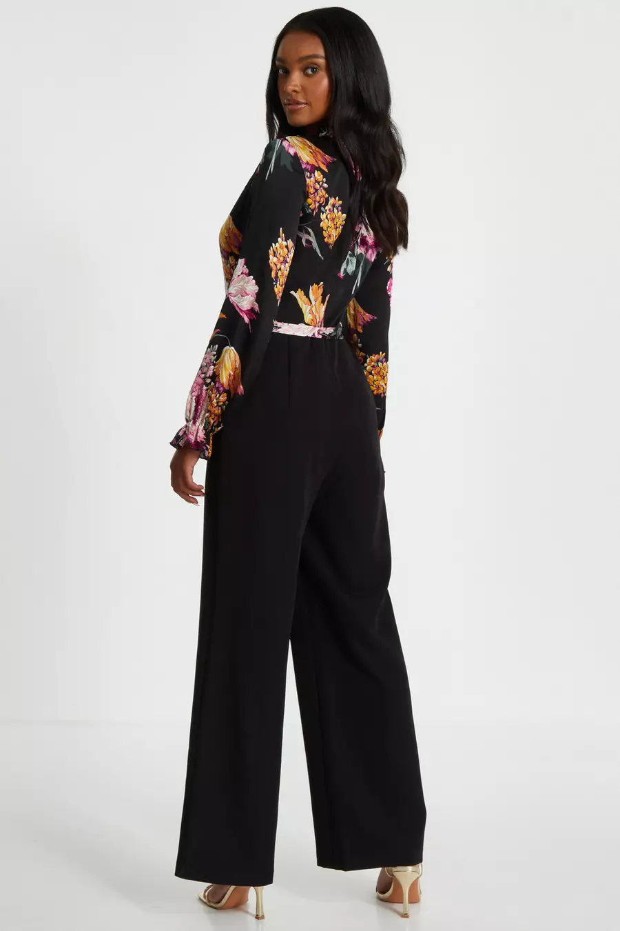 Quiz floral jumpsuit on sale