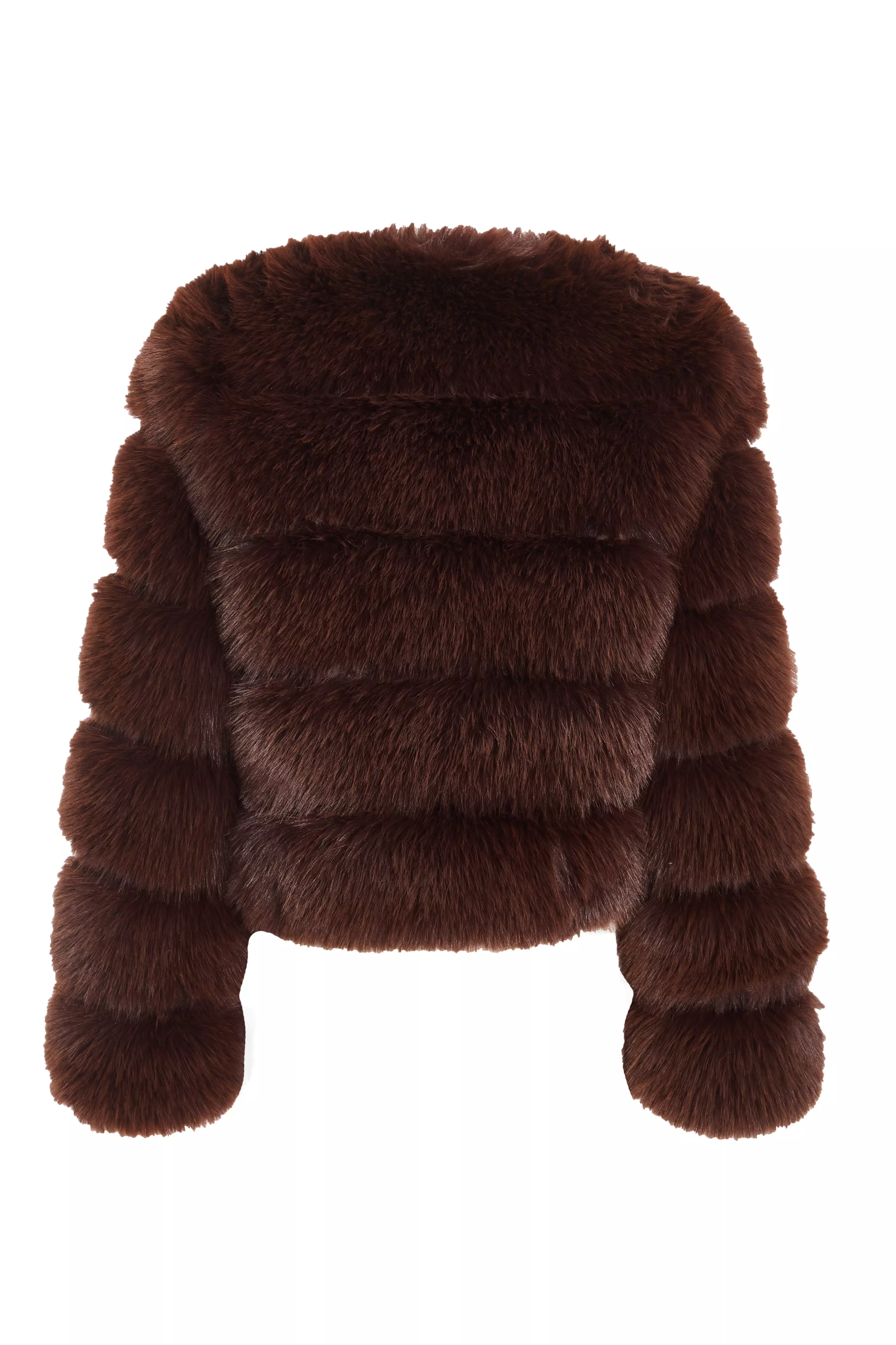 Brown Faux Fur Jacket