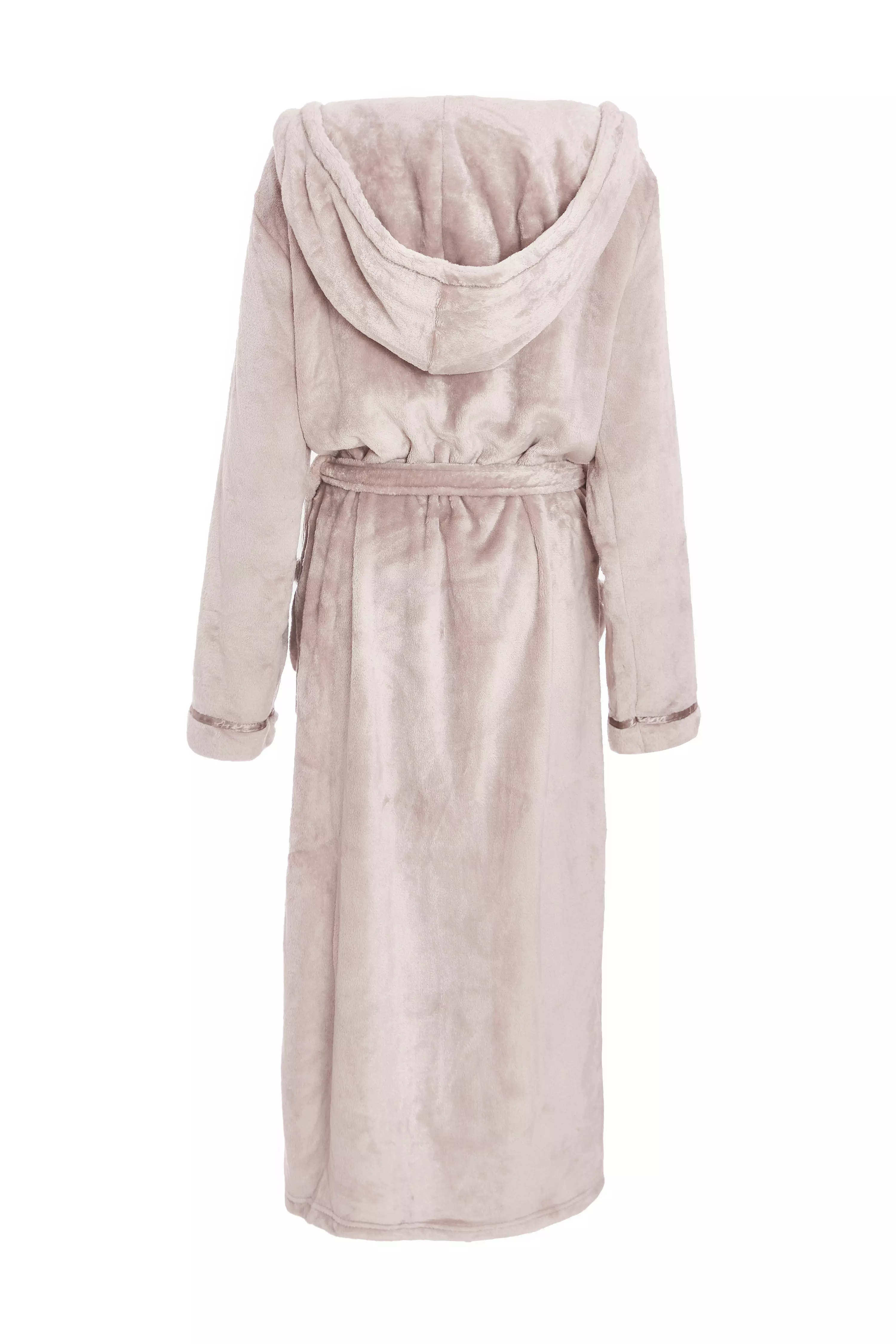 Brown Long Hooded Robe