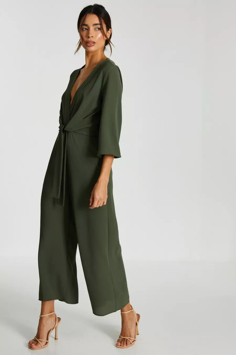 Plunge culotte jumpsuit online