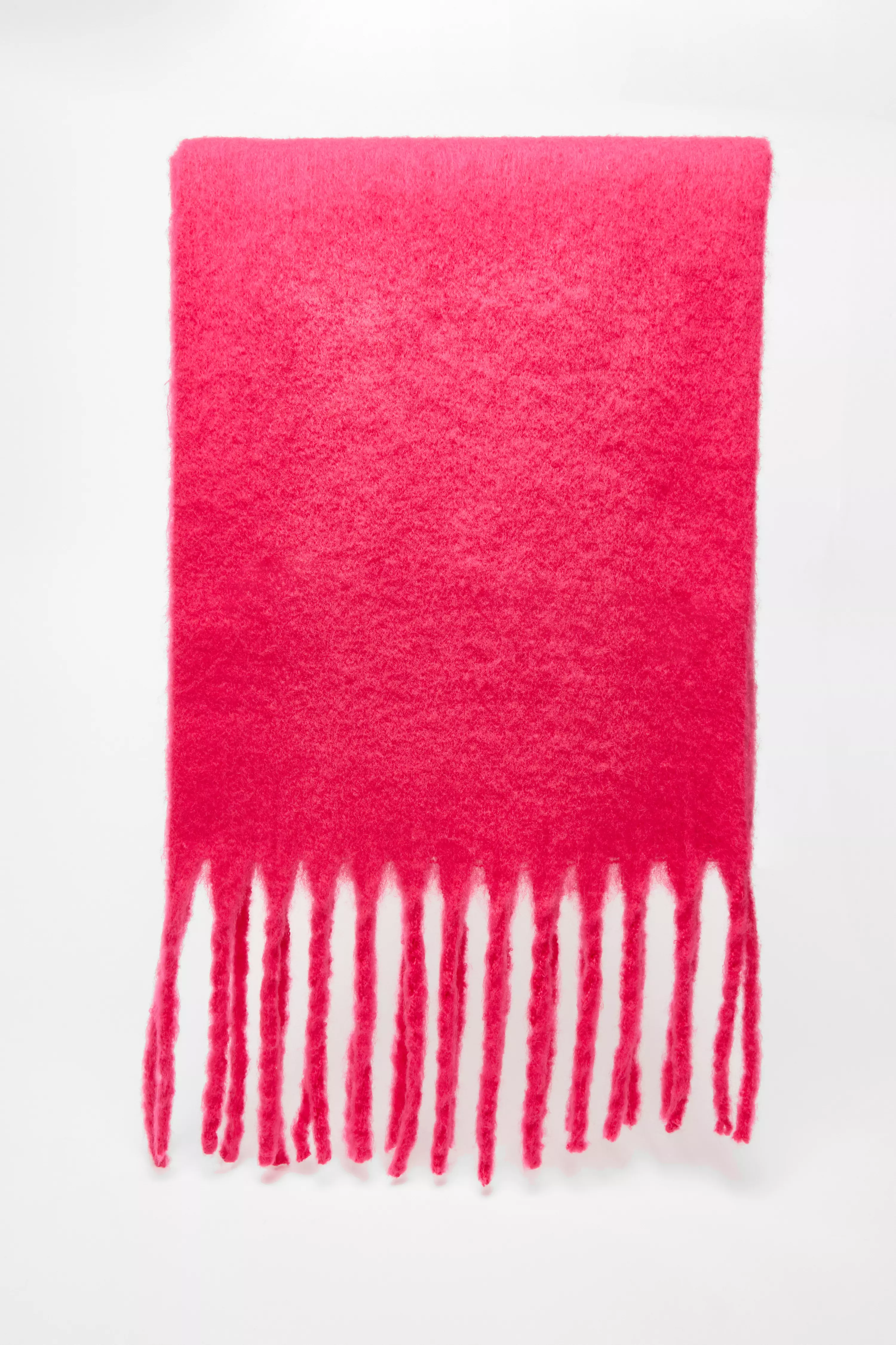 Fuchsia Tassel Scarf