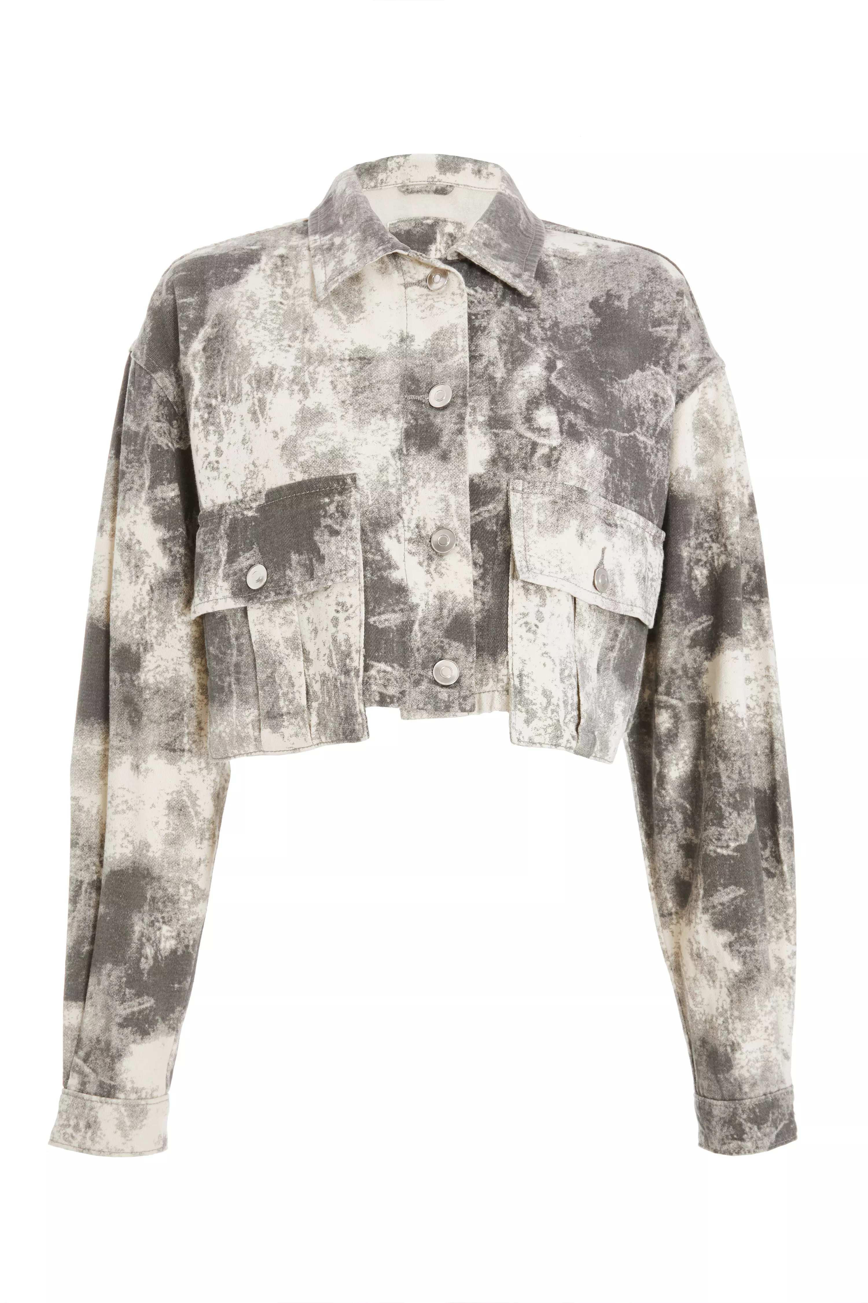 Grey Tie Dye Jacket