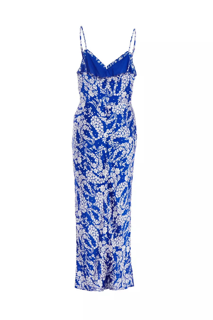 Blue strappy maxi dress hotsell