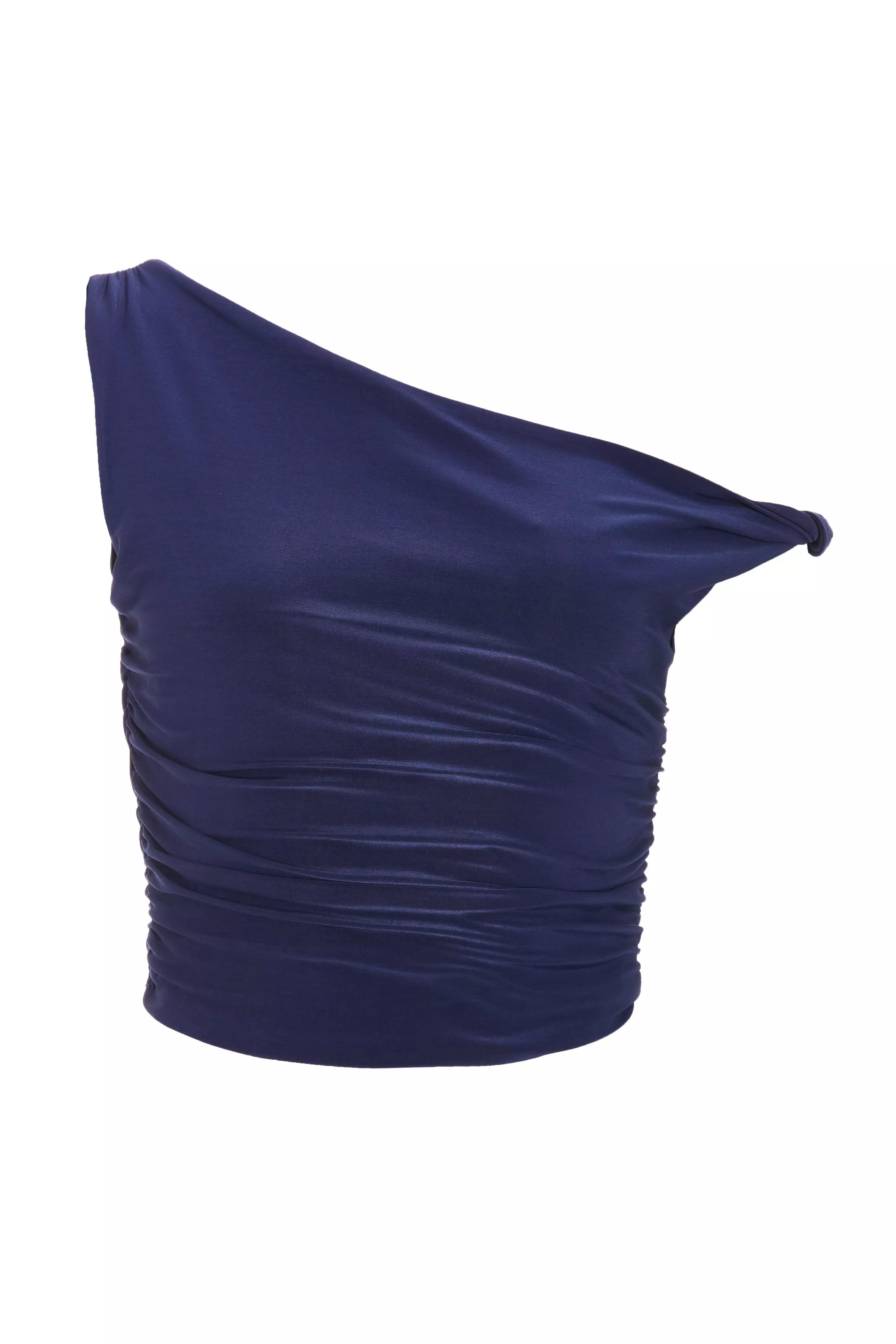 Indigo Twist Crop Top