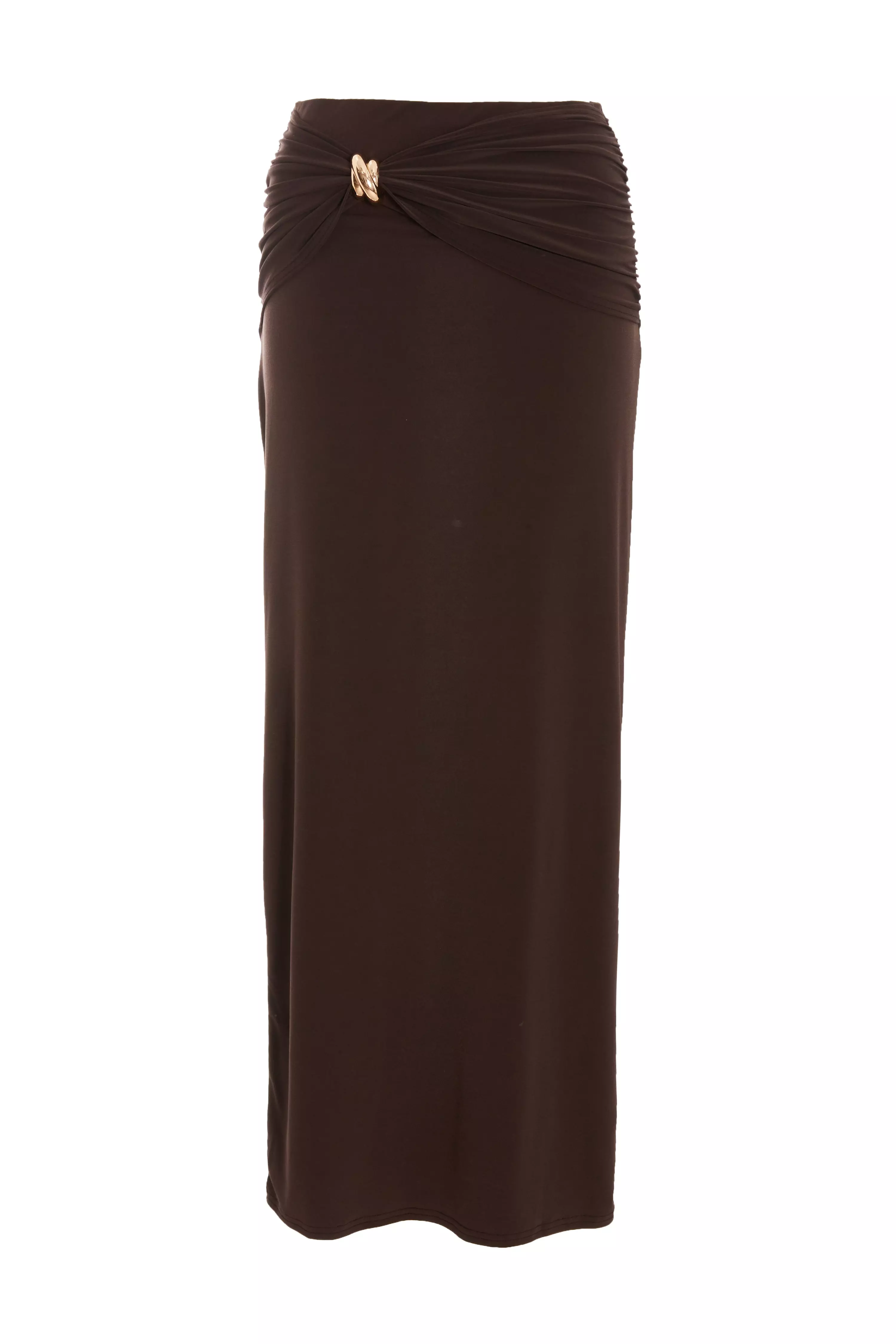 Brown Maxi Skirt