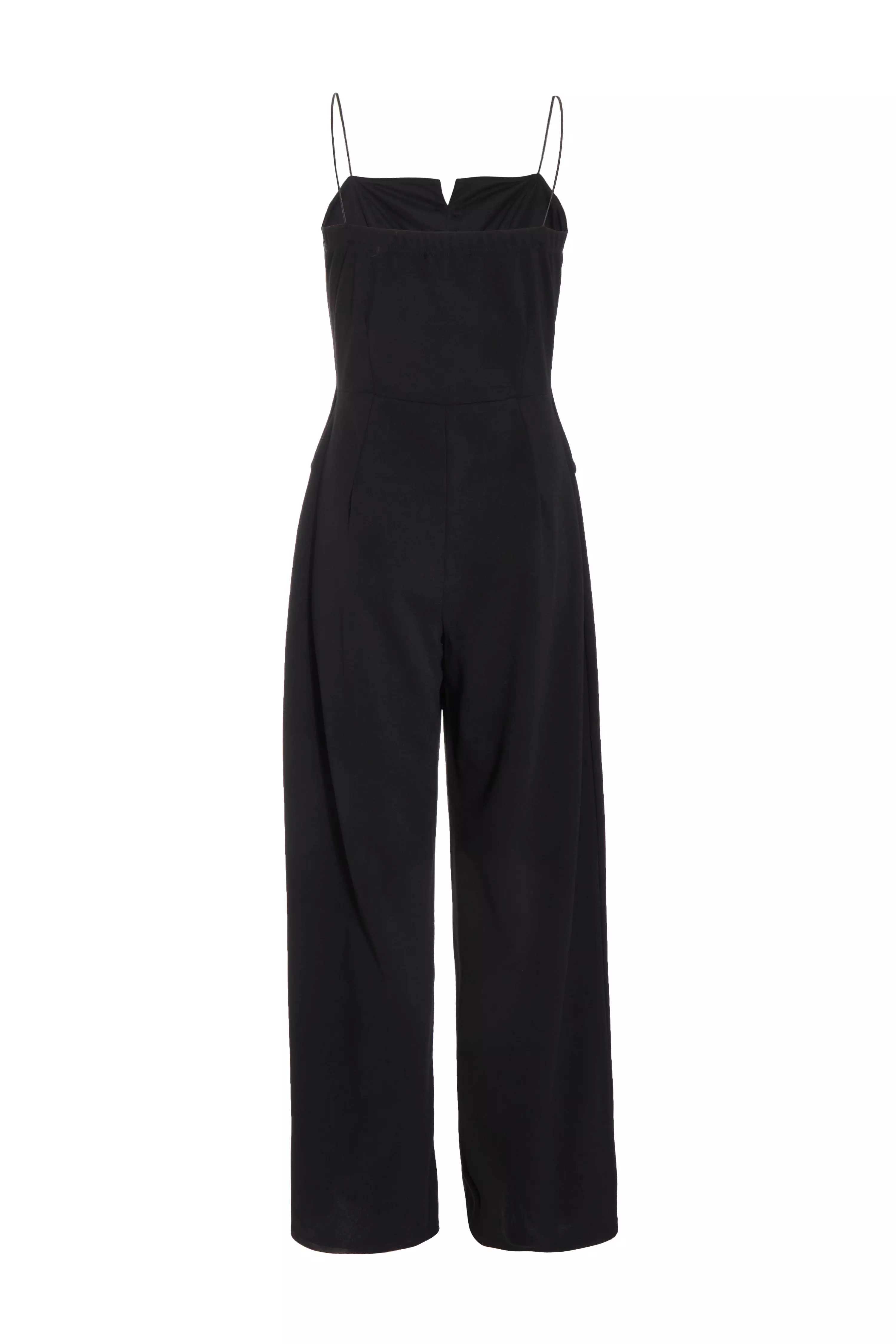 Black Bow Detail Jumpsuit