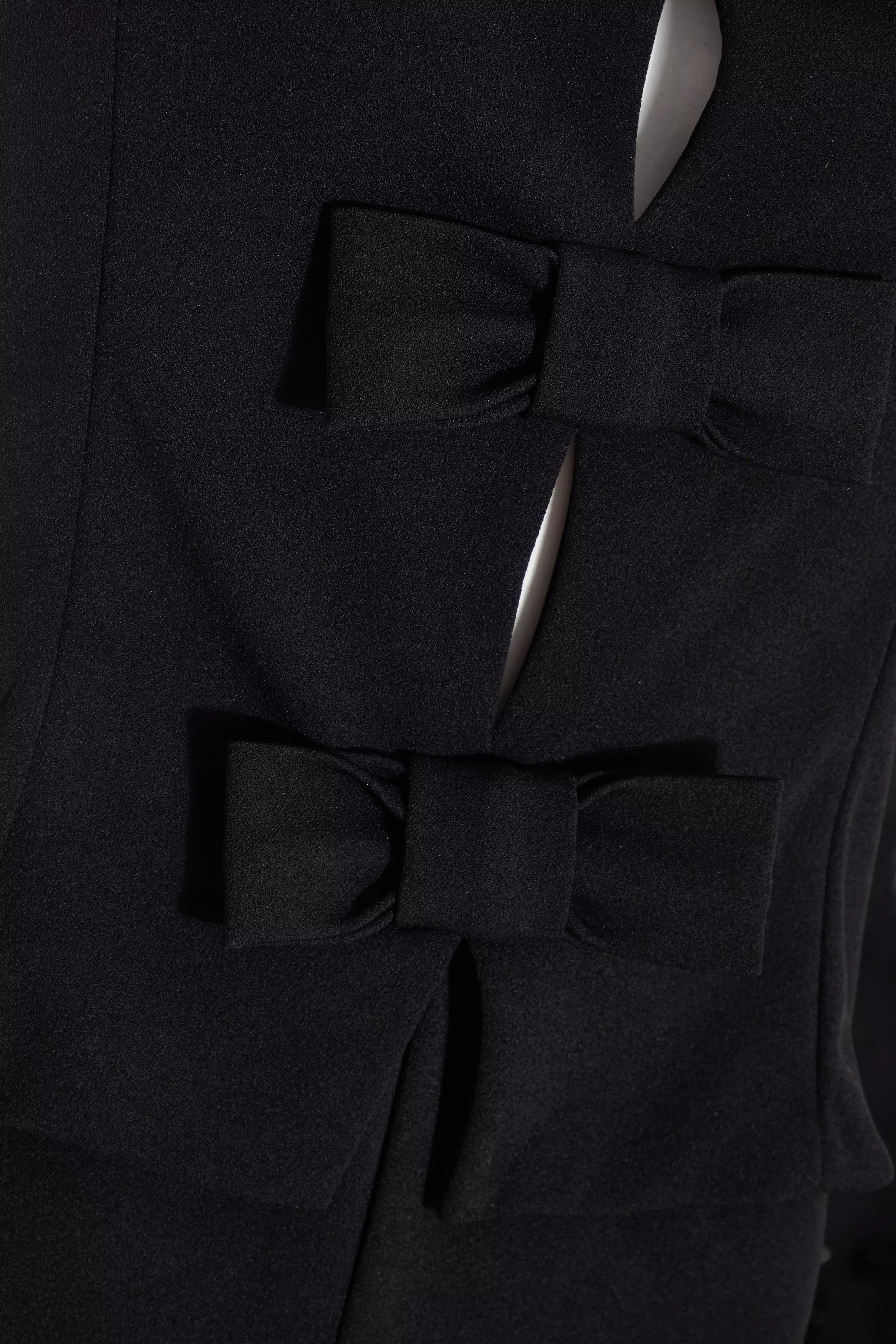 Black Bow Detail Jumpsuit