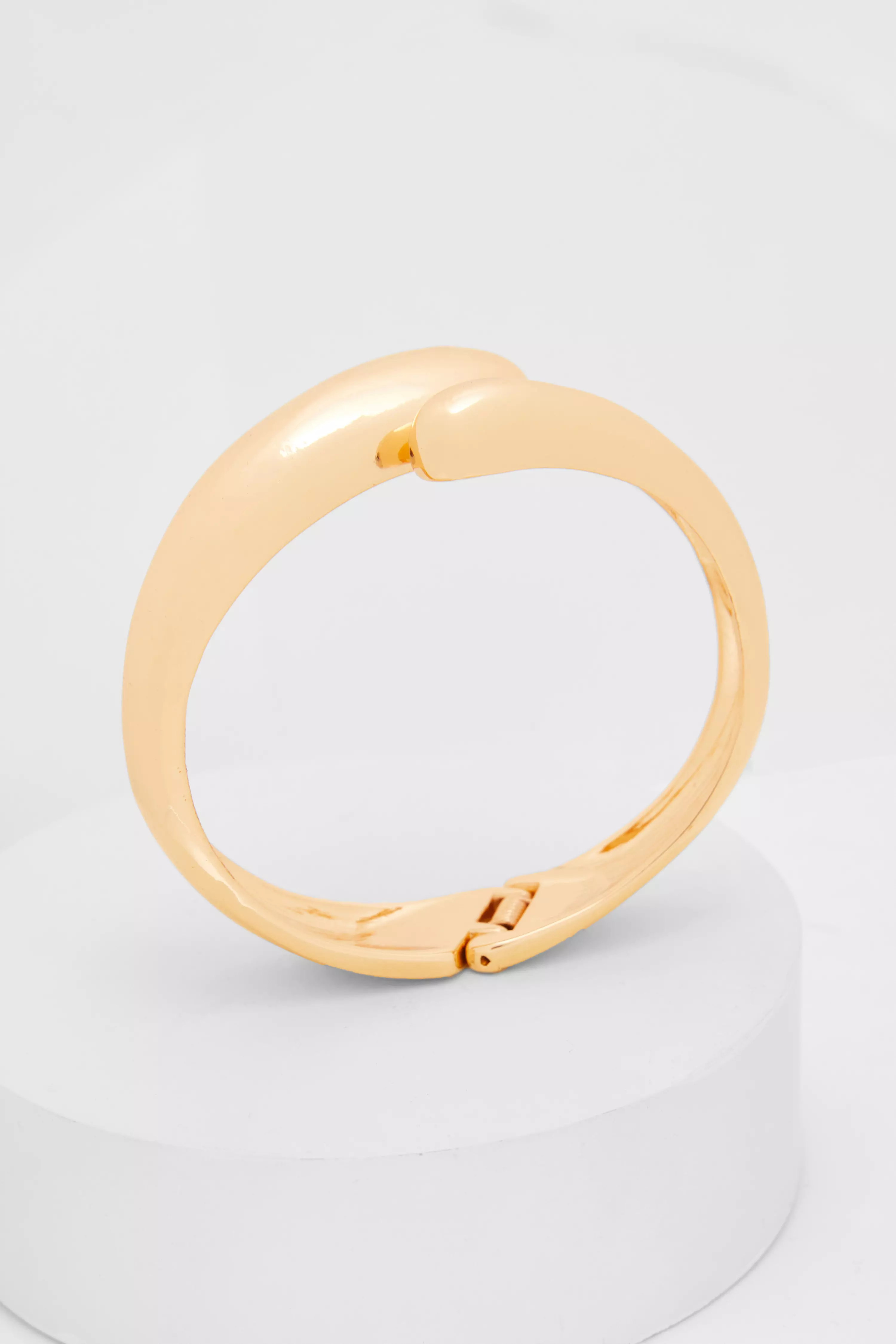 Gold Twist Cuff Bracelet